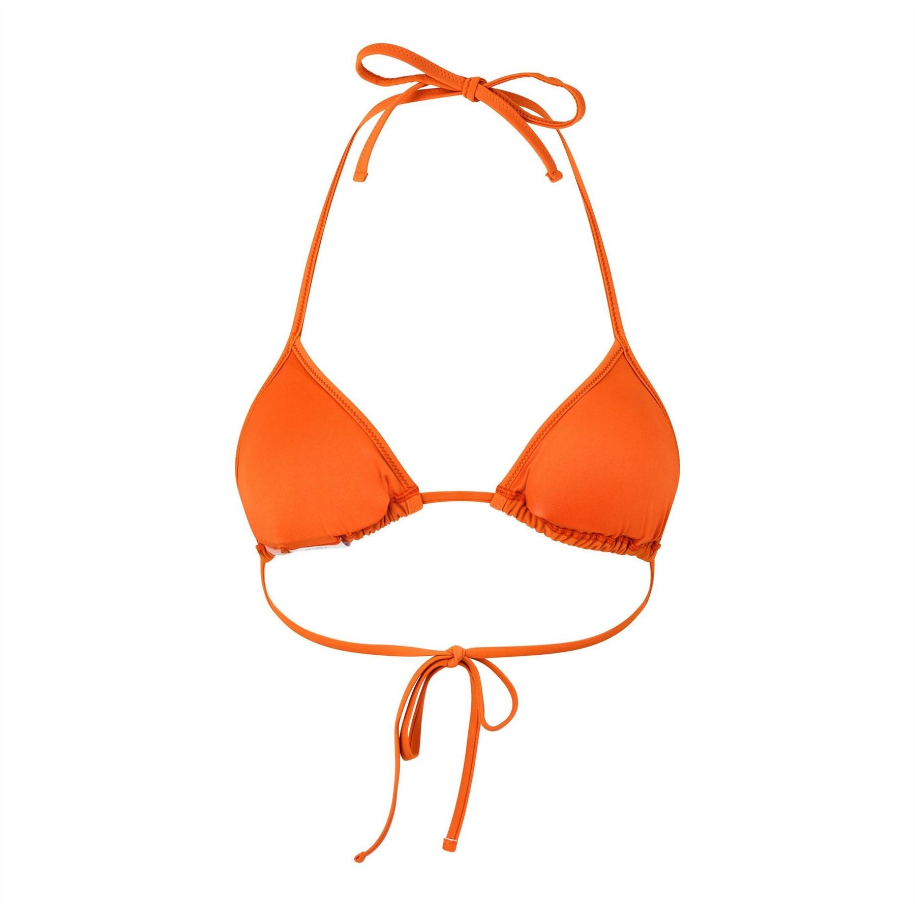 Puma Swim Triangle Bikini Top with Tie Closure