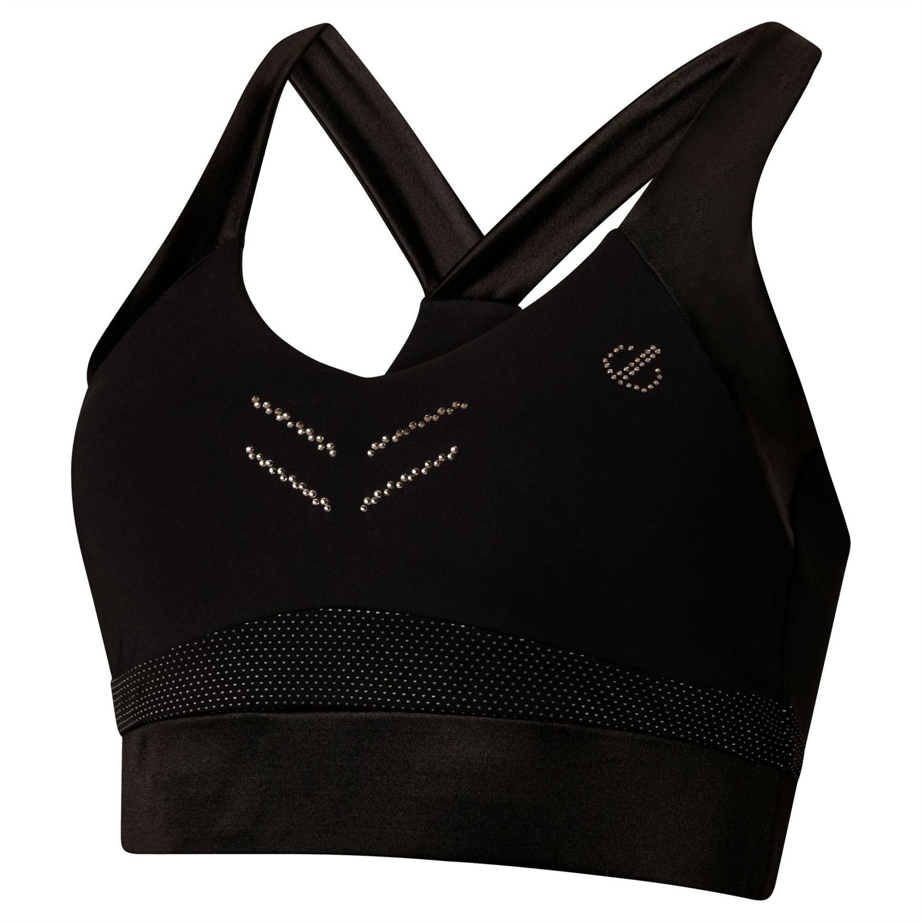 Dare 2b Womens Dri Fit Crystalise Soft Touch Sports Bra