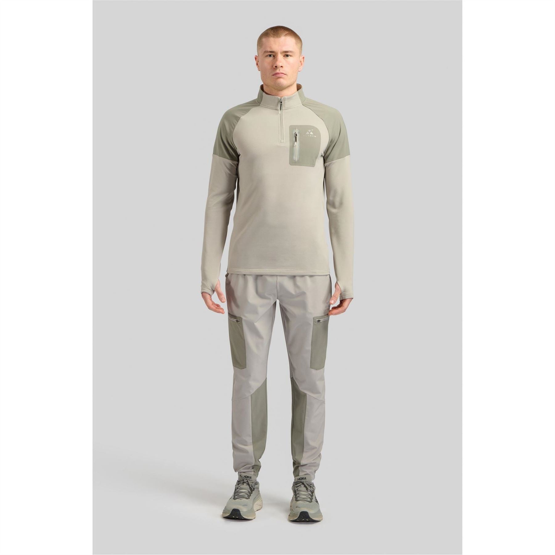 ALTRYN Closed Hem Poly Joggers