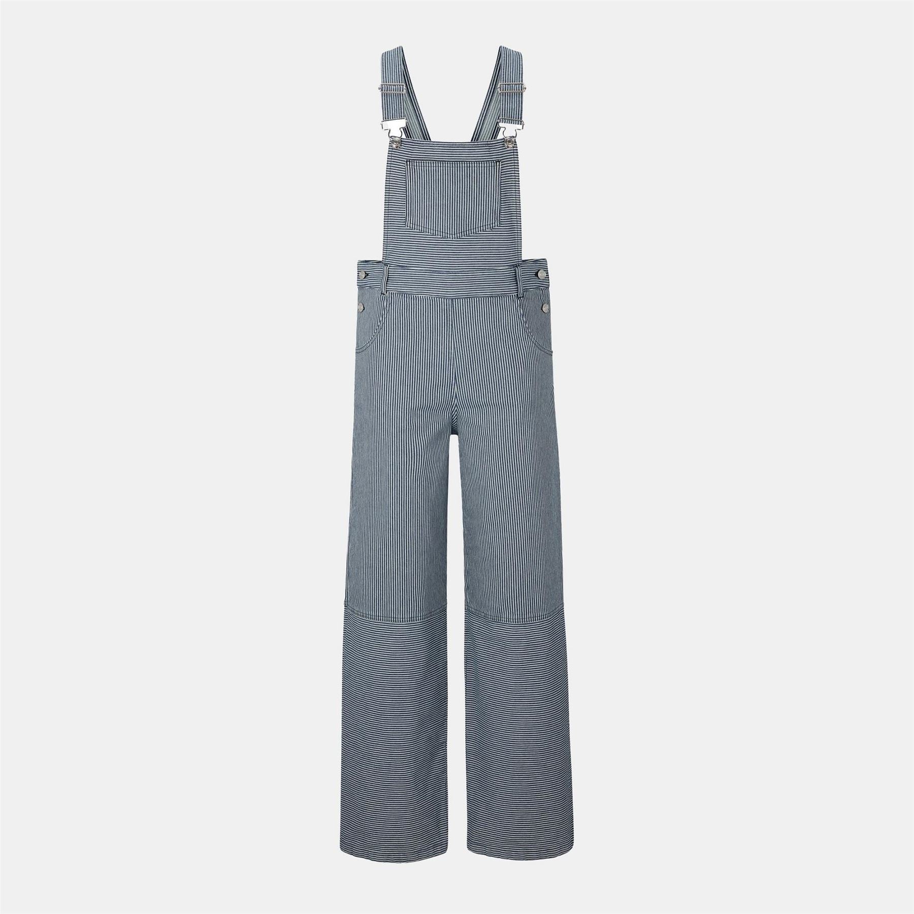 Hugo Hakaru Stripe Wide Leg Salopette
