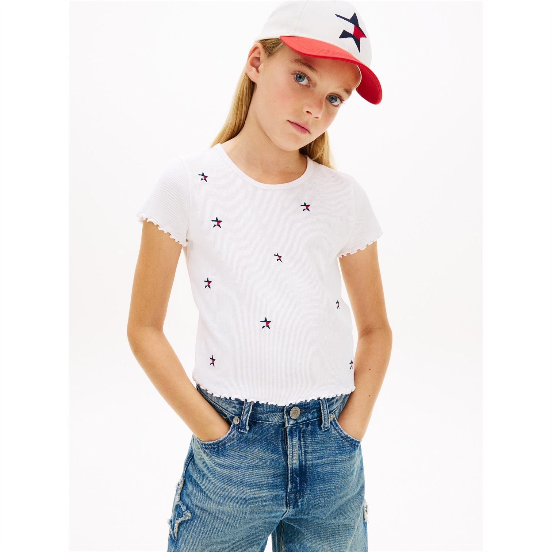 Tommy Hilfiger Rib Star Top Jn63
