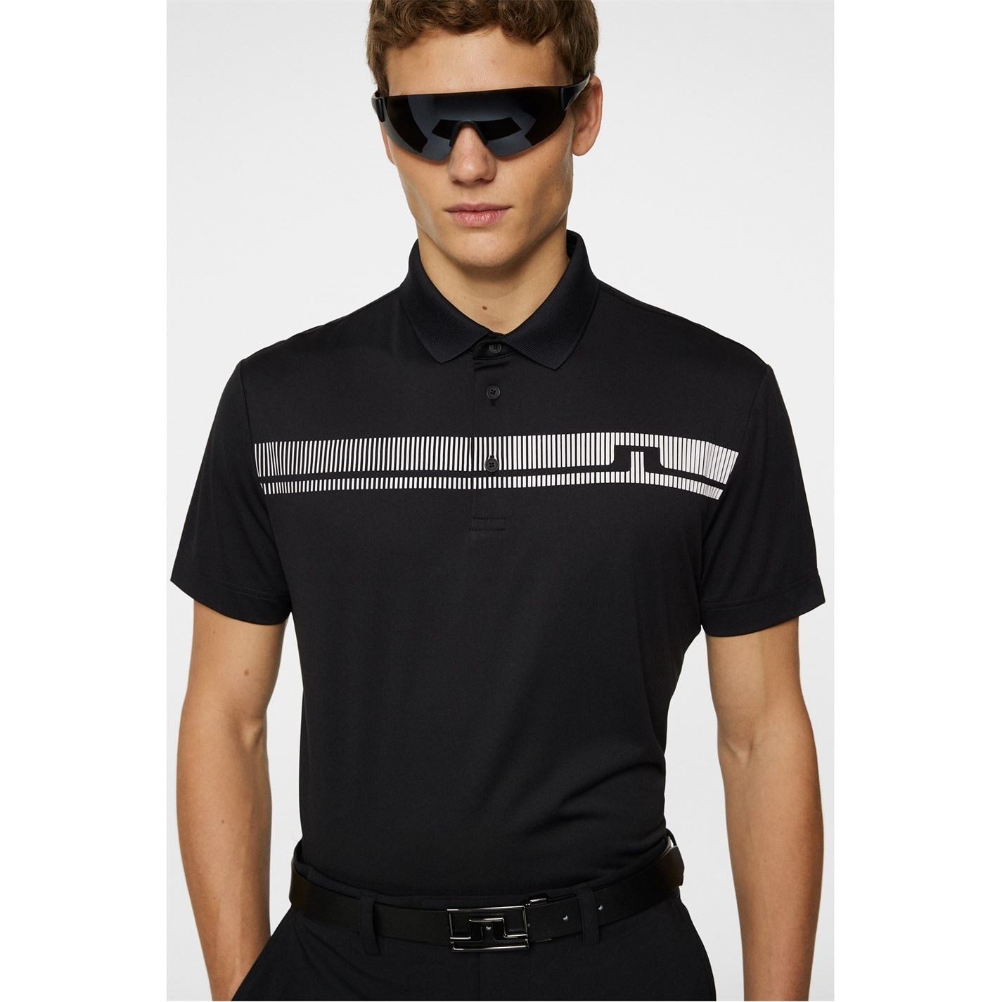 J Lindeberg Golf Short Sleeve Performance Polo Shirt