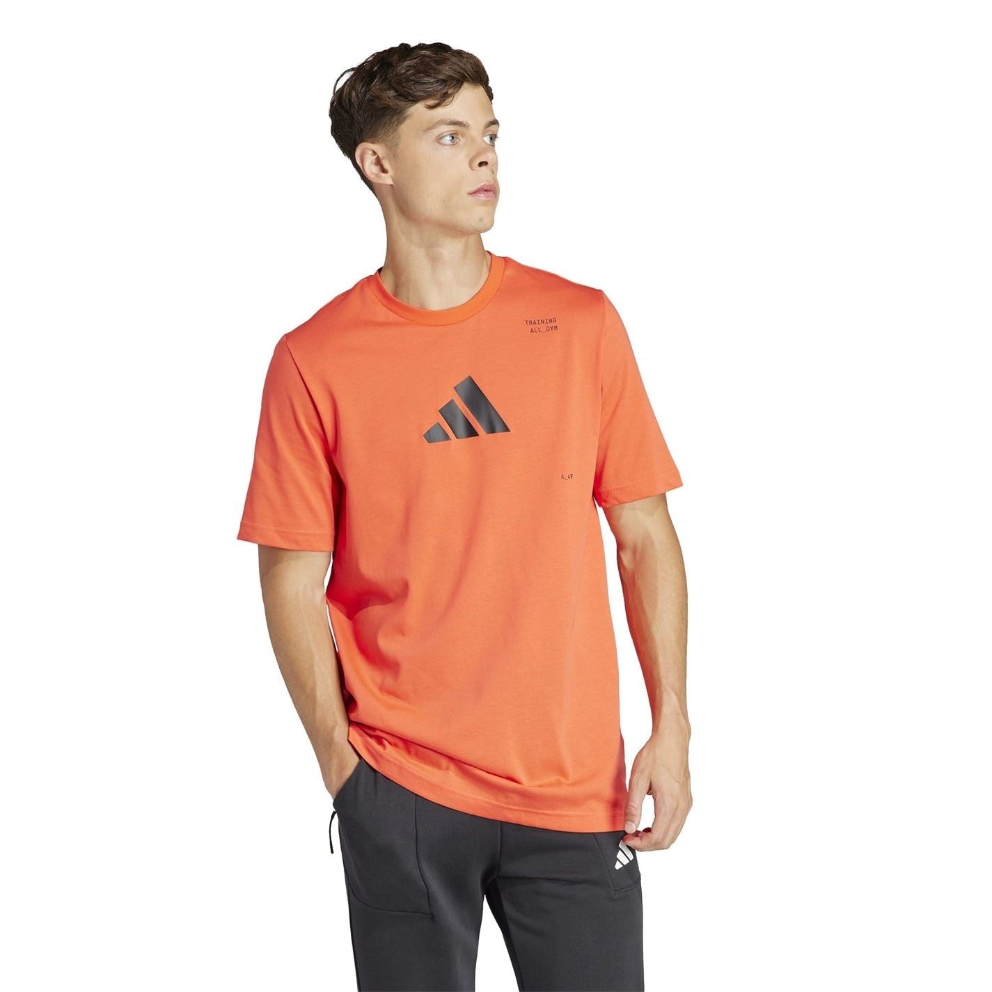 adidas Mens All Gym Category Graphic T-Shirt