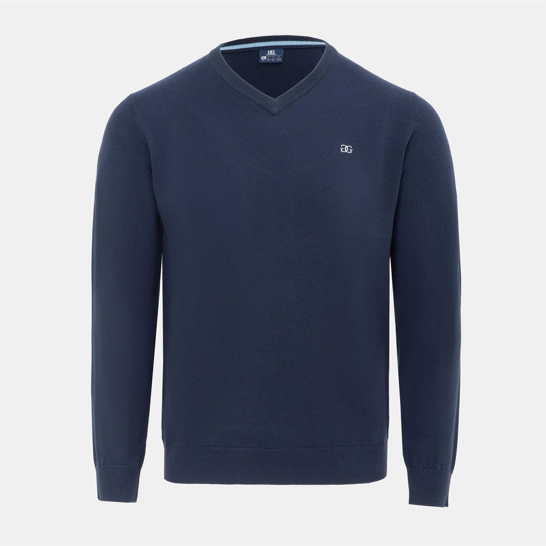 Giorgio Mens V Neck Classic Knitted Sweater