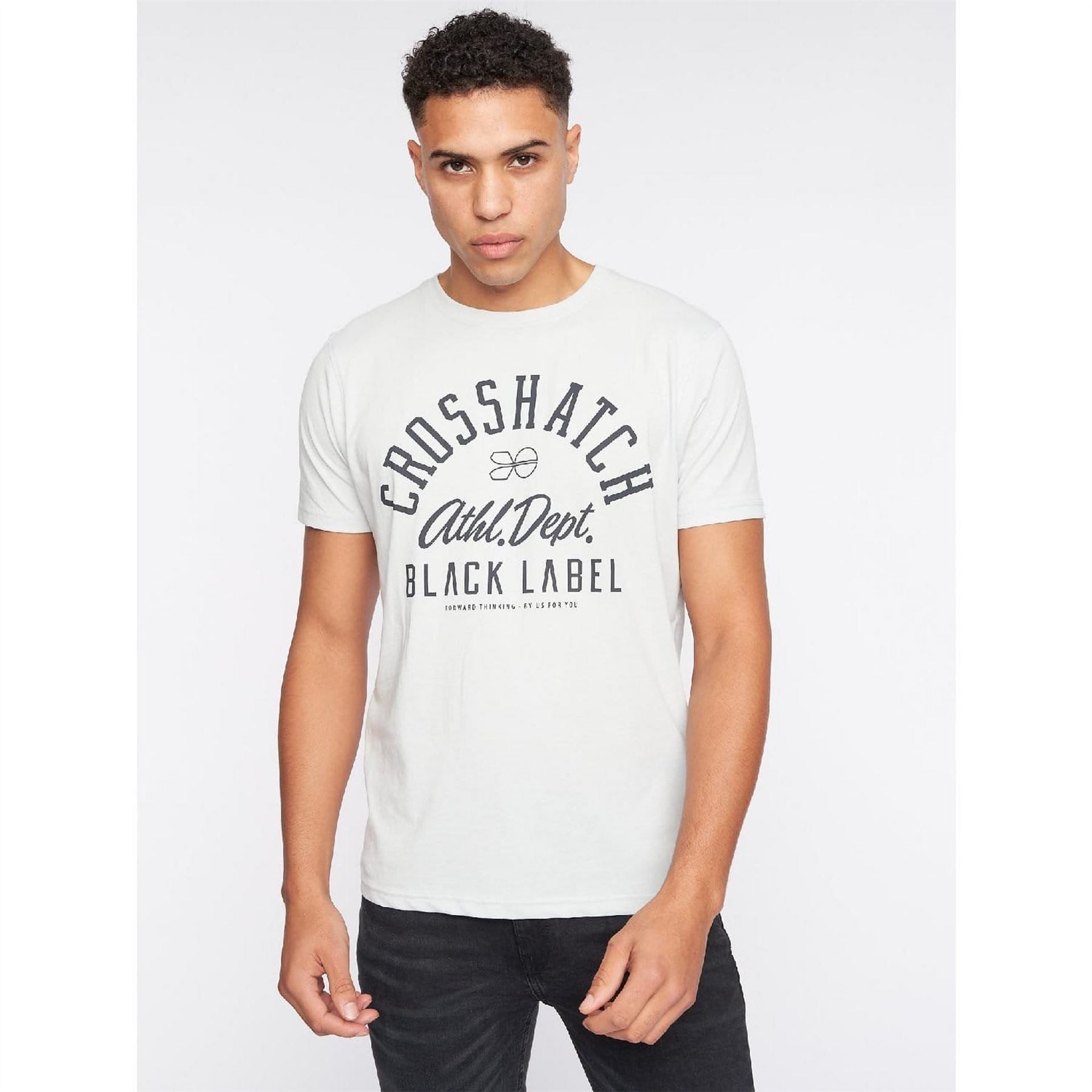Crosshatch Pack Of Luckmoore Printed T-Shirts