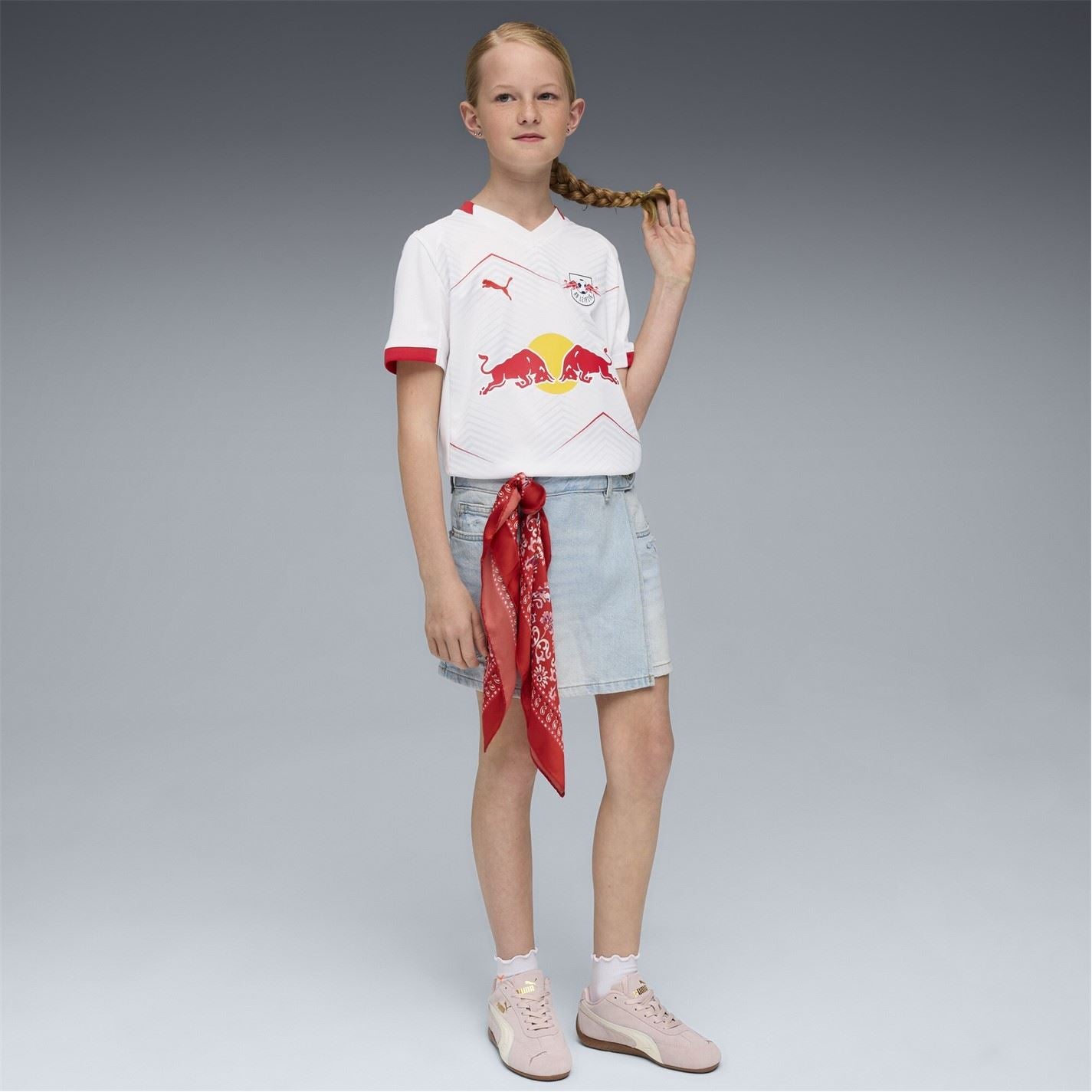 Puma Rb Leipzig Home Shirt 2025 2026 Juniors