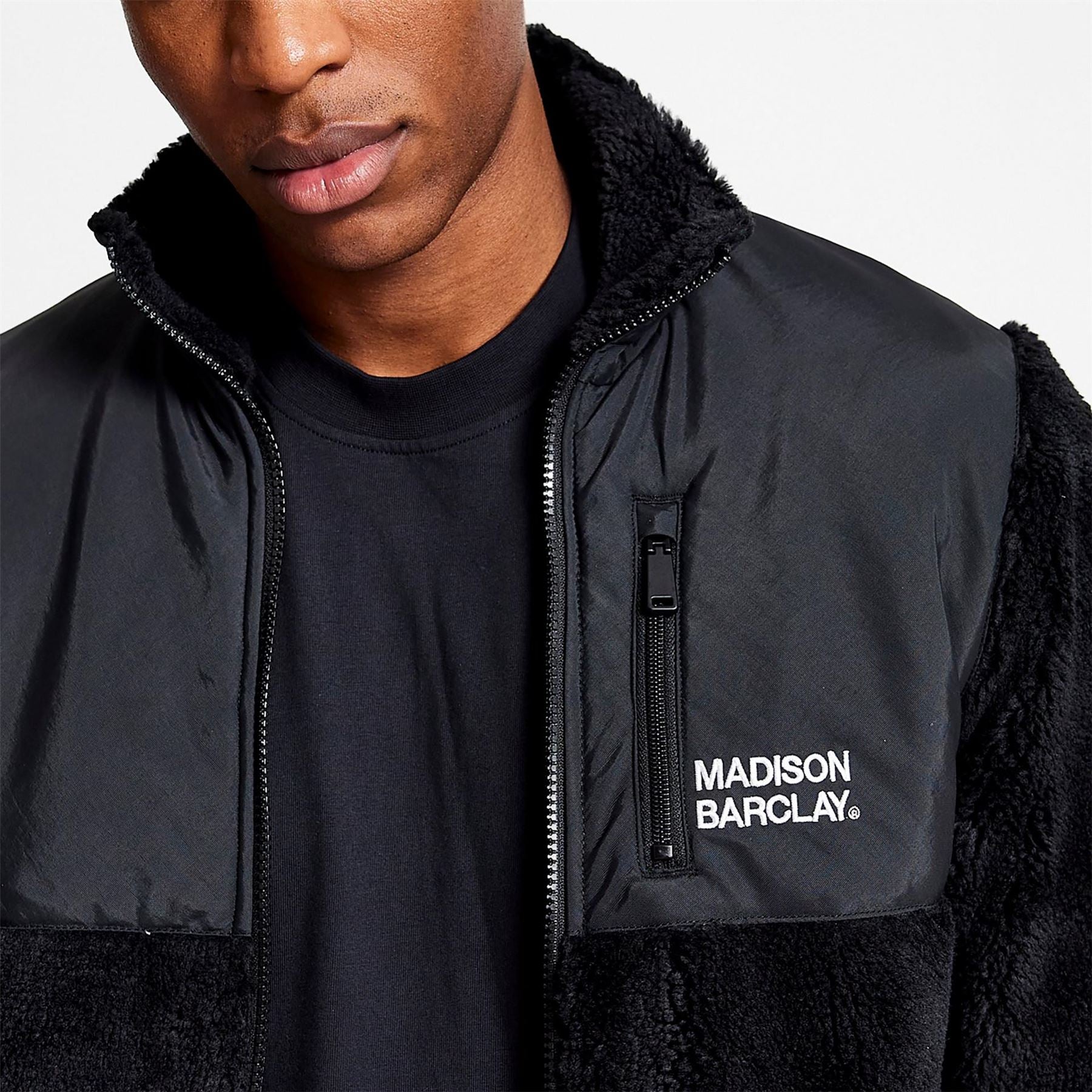Madison Barclay Wrap Over Shawl Collar Coat
