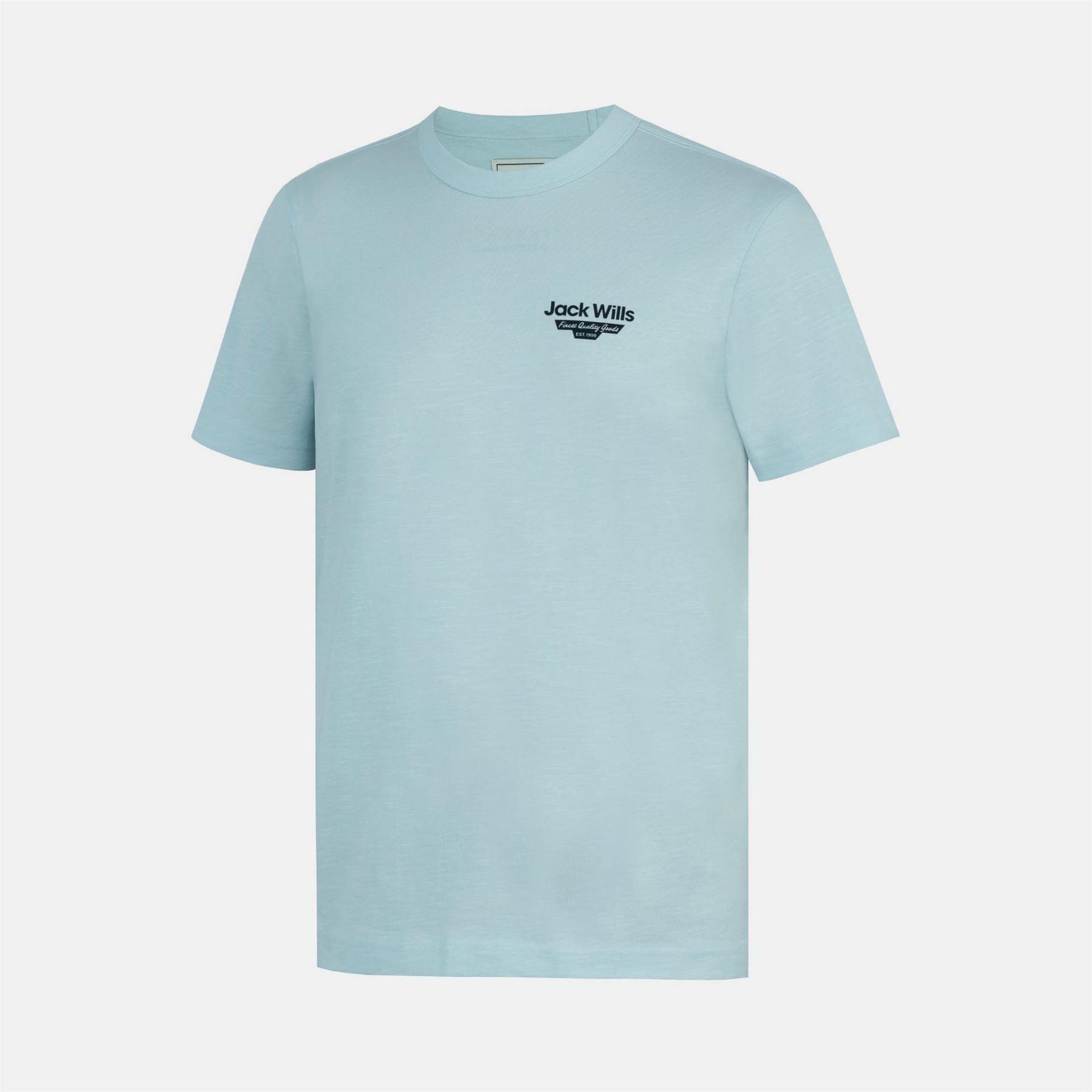 Jack Wills Staple Cotton Short Sleeve Crew Neck T-Shirt