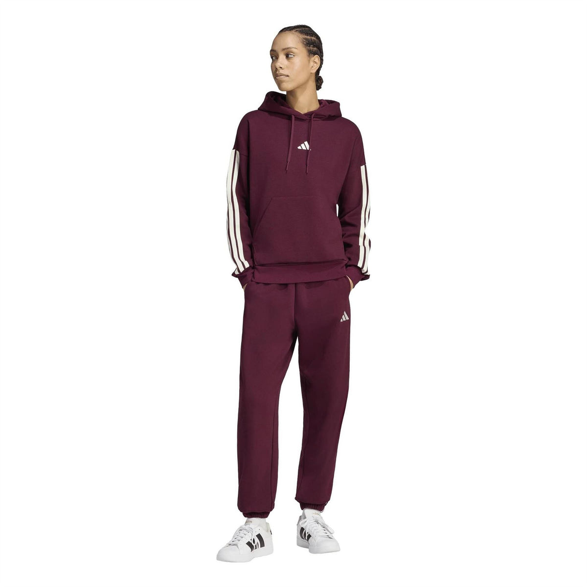 adidas Womens Essentials 3 Stripes Pants Slim