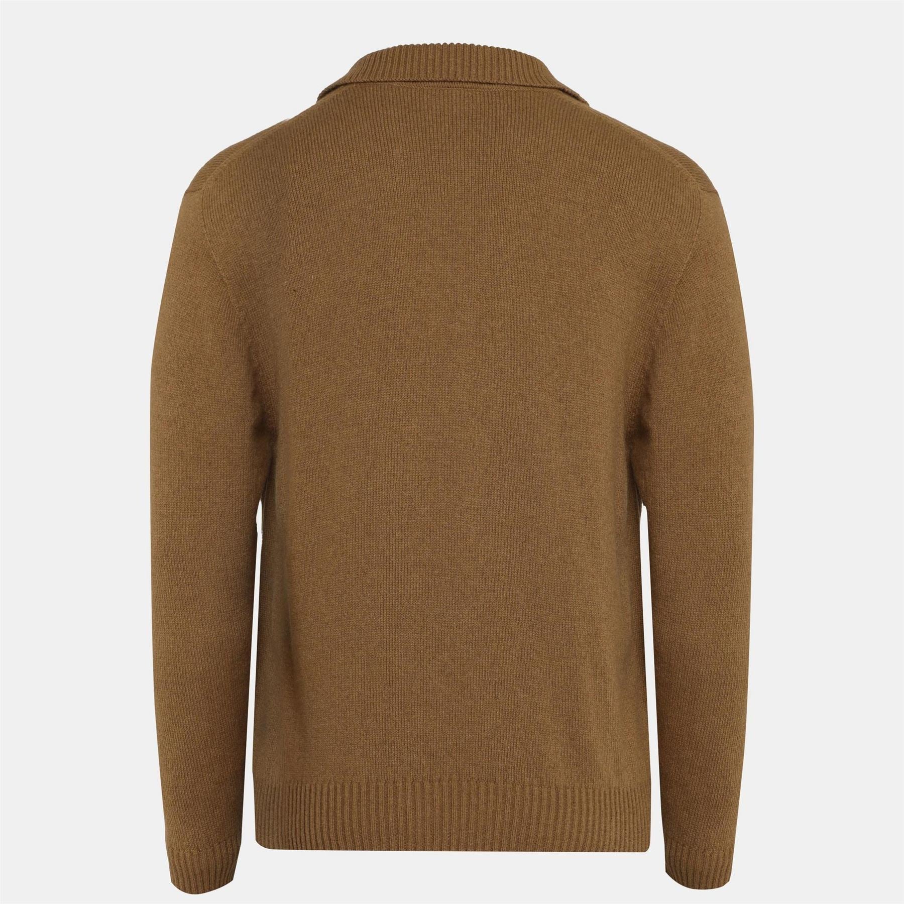 Lacoste Crocodile Logo Collared Neck Long Sleeve Sweater