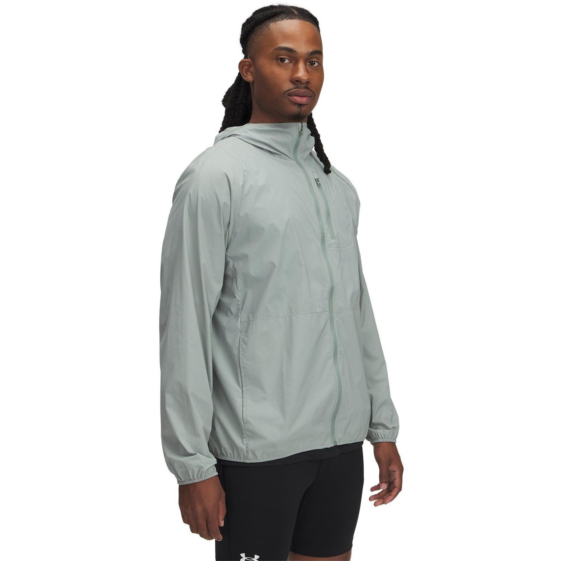 Under Armour Launch Lightweight Water Resistant Wind Resistant Packable Performance Running Jacket