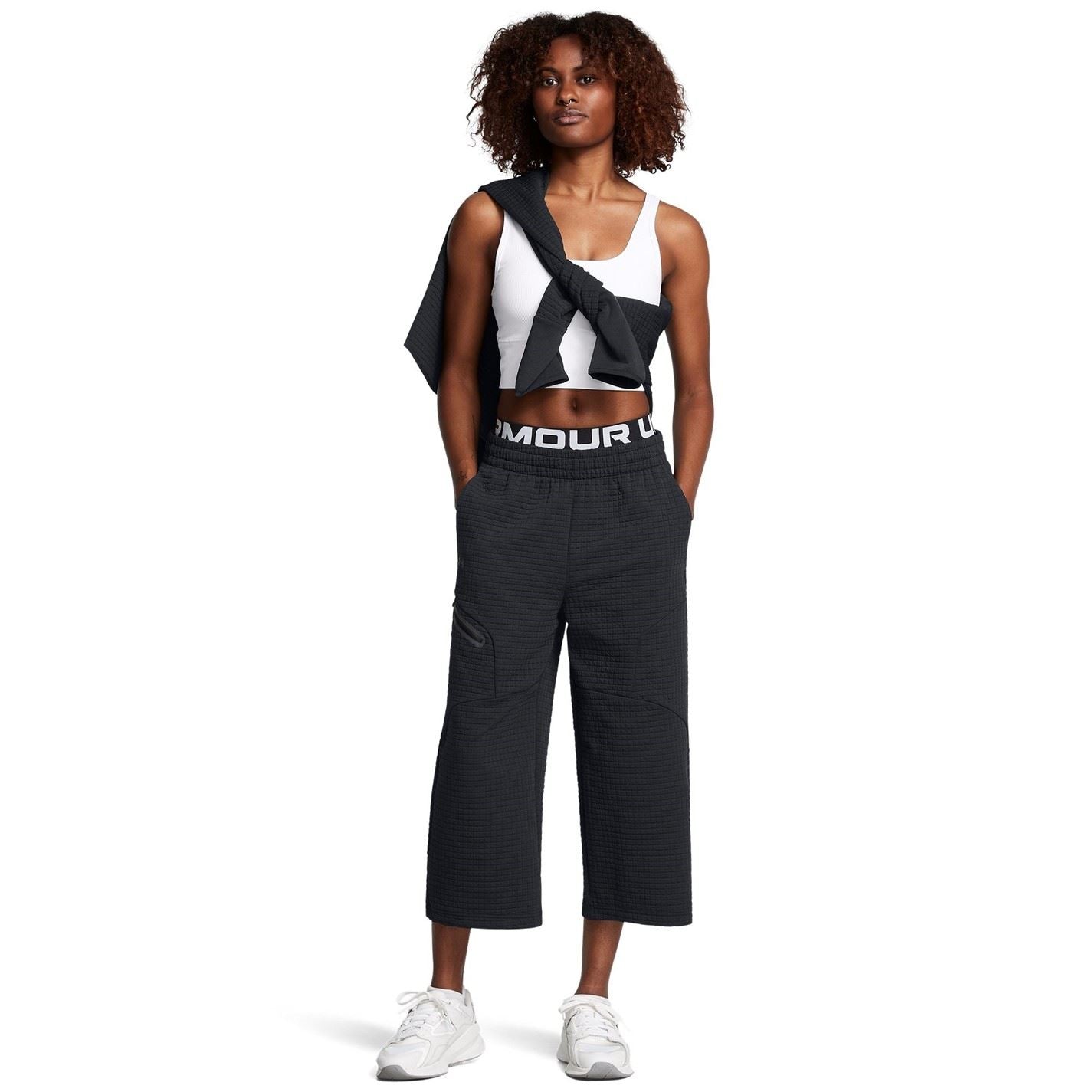 Under Armour Cropped Open Hem Fleece Joggers