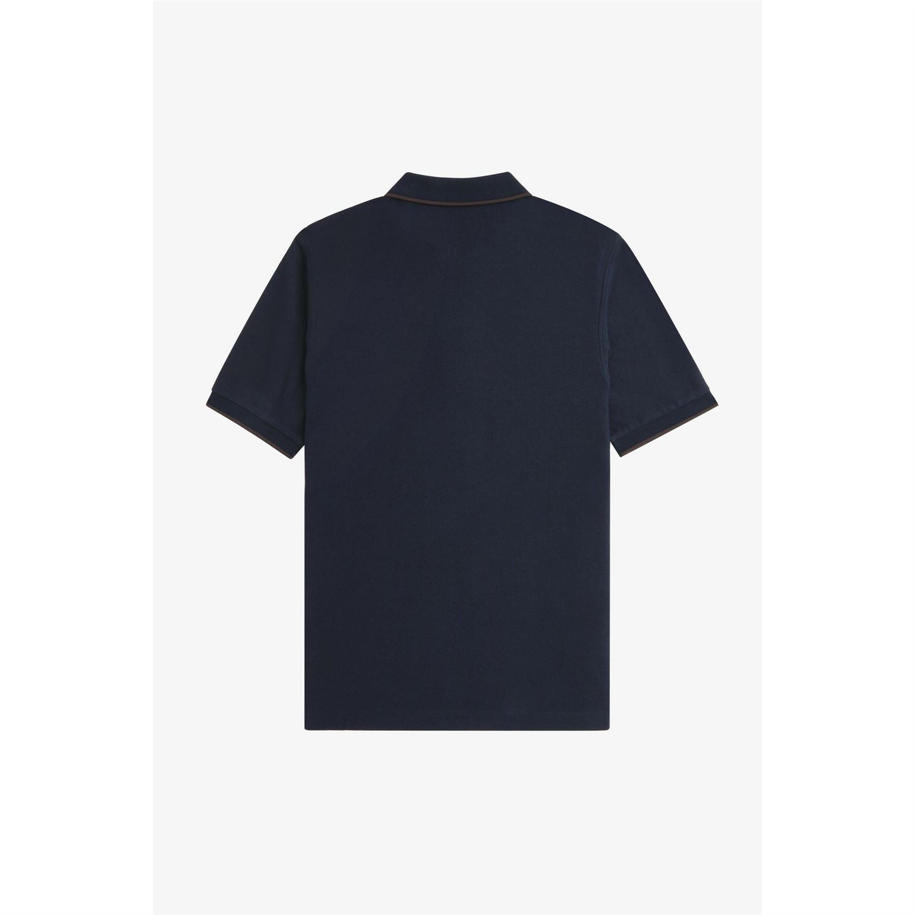 Fred Perry Crepe Zipped Short Sleeve Polo Shirt