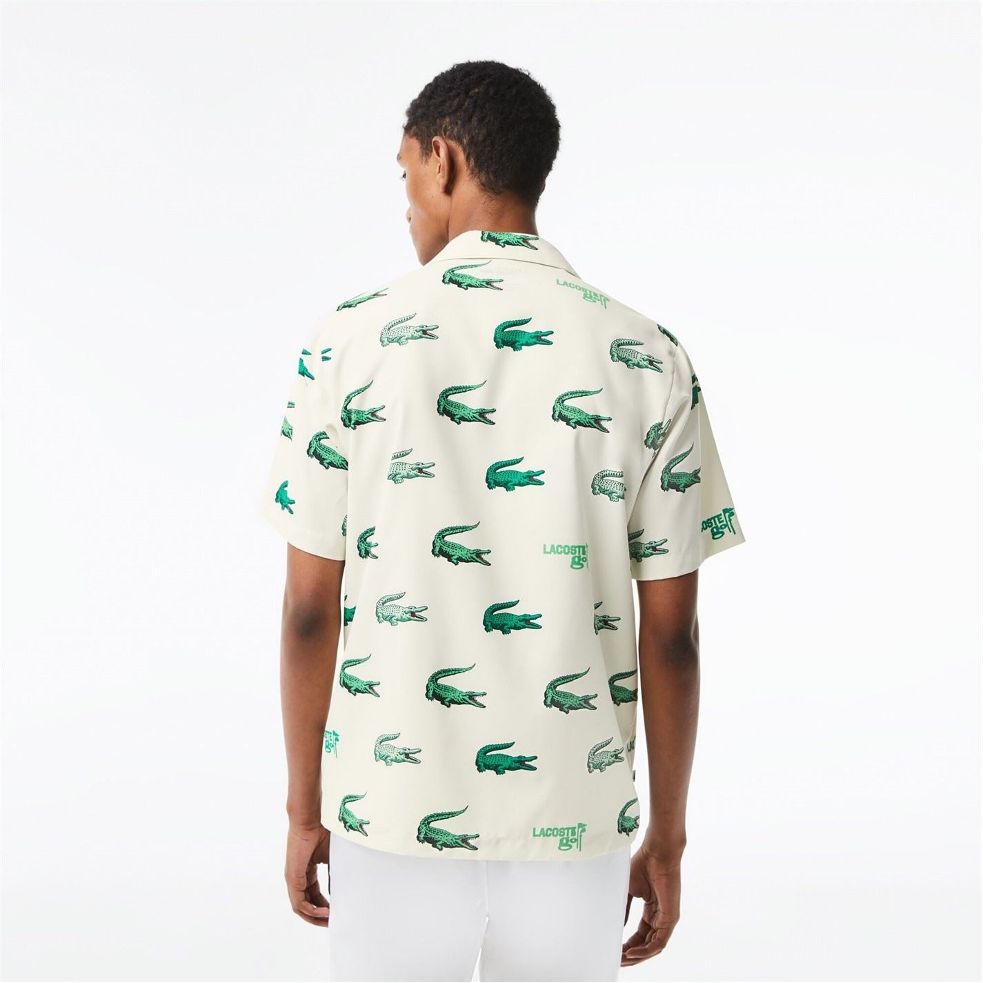 Lacoste Aop Regular Fit Short Sleeve Shirt