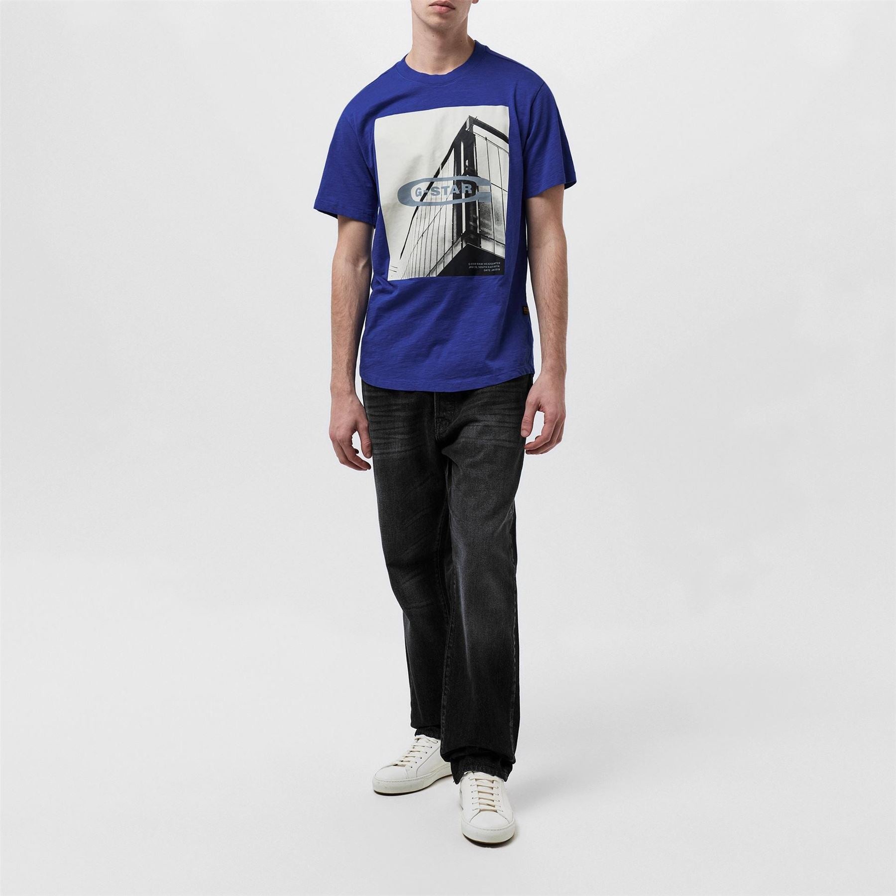 G Star Large Genie Regular Fit Crew Neck T-Shirt
