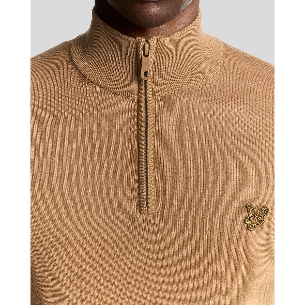 Lyle and Scott Quarter Zip Knitted Jumper