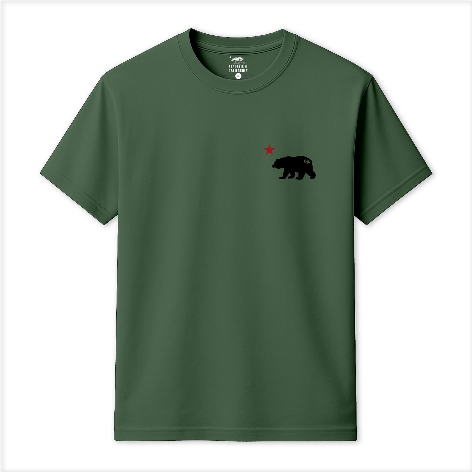 Republic of California Cali Large Genie Graphic Crew Neck Short Sleeve T-Shirt