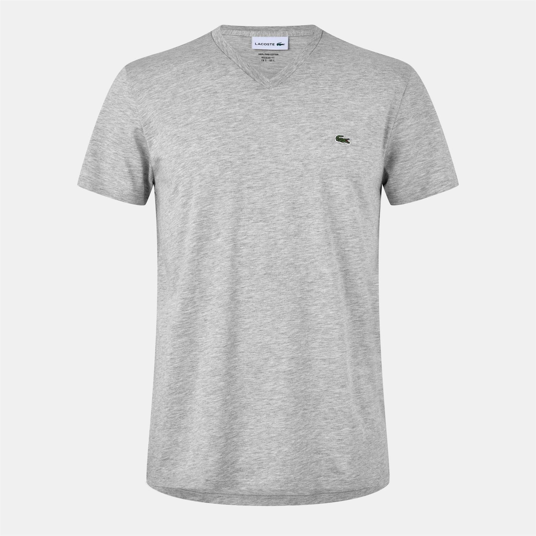 Lacoste Crocodile Print V-Neck Regular Fit T-Shirt
