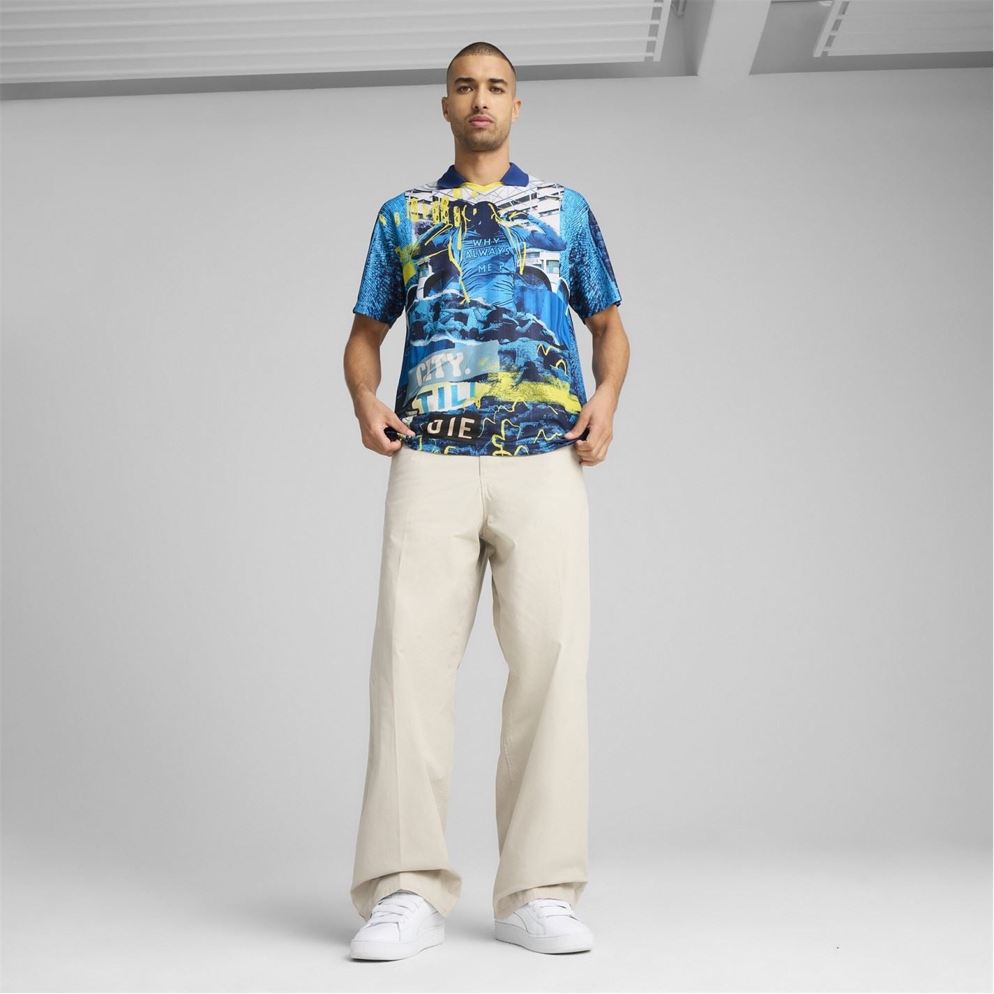 Puma Manchester City Ftblnrgy+ Retro Shirt Adults