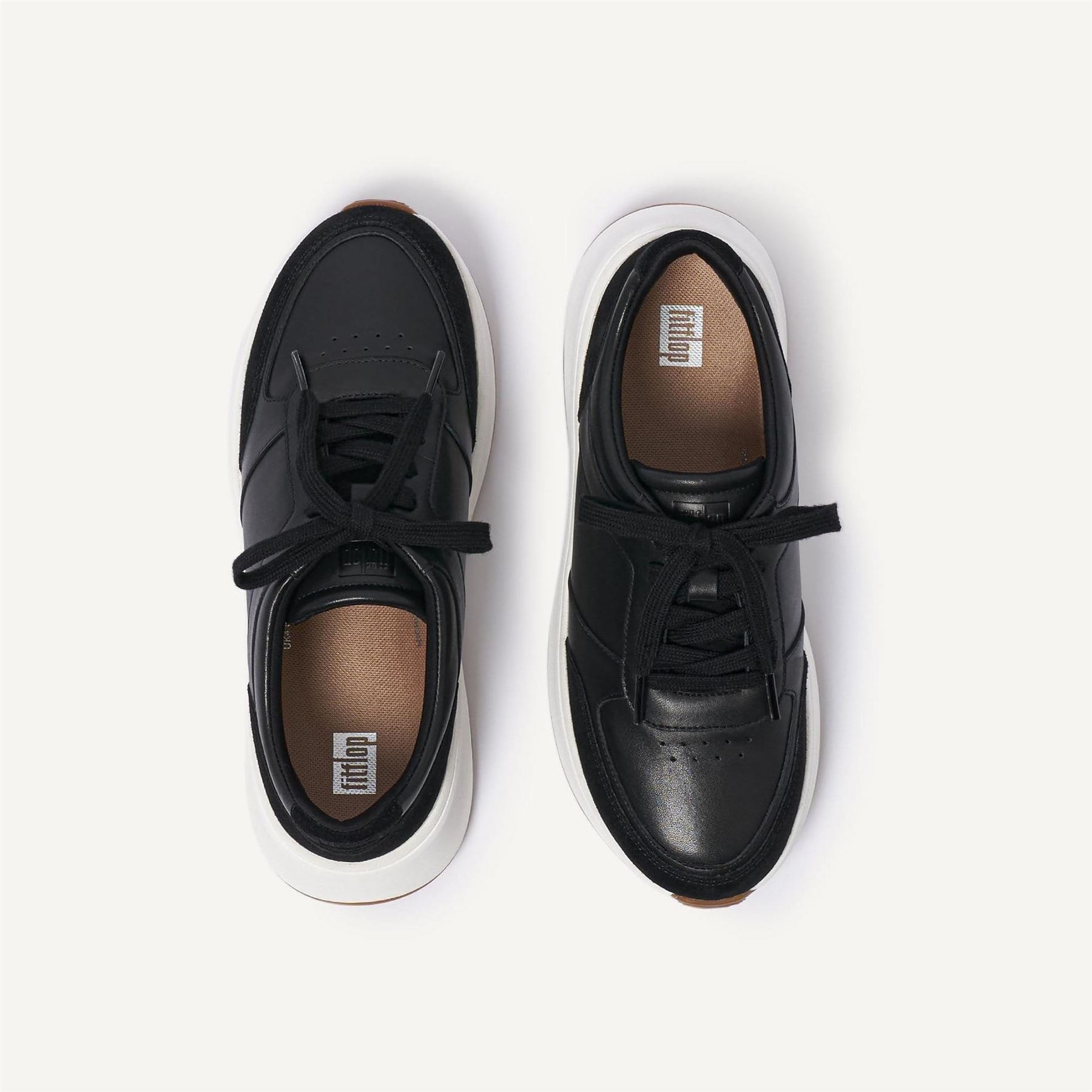 Fitflop Mode Leather Suede Flatform Trainers
