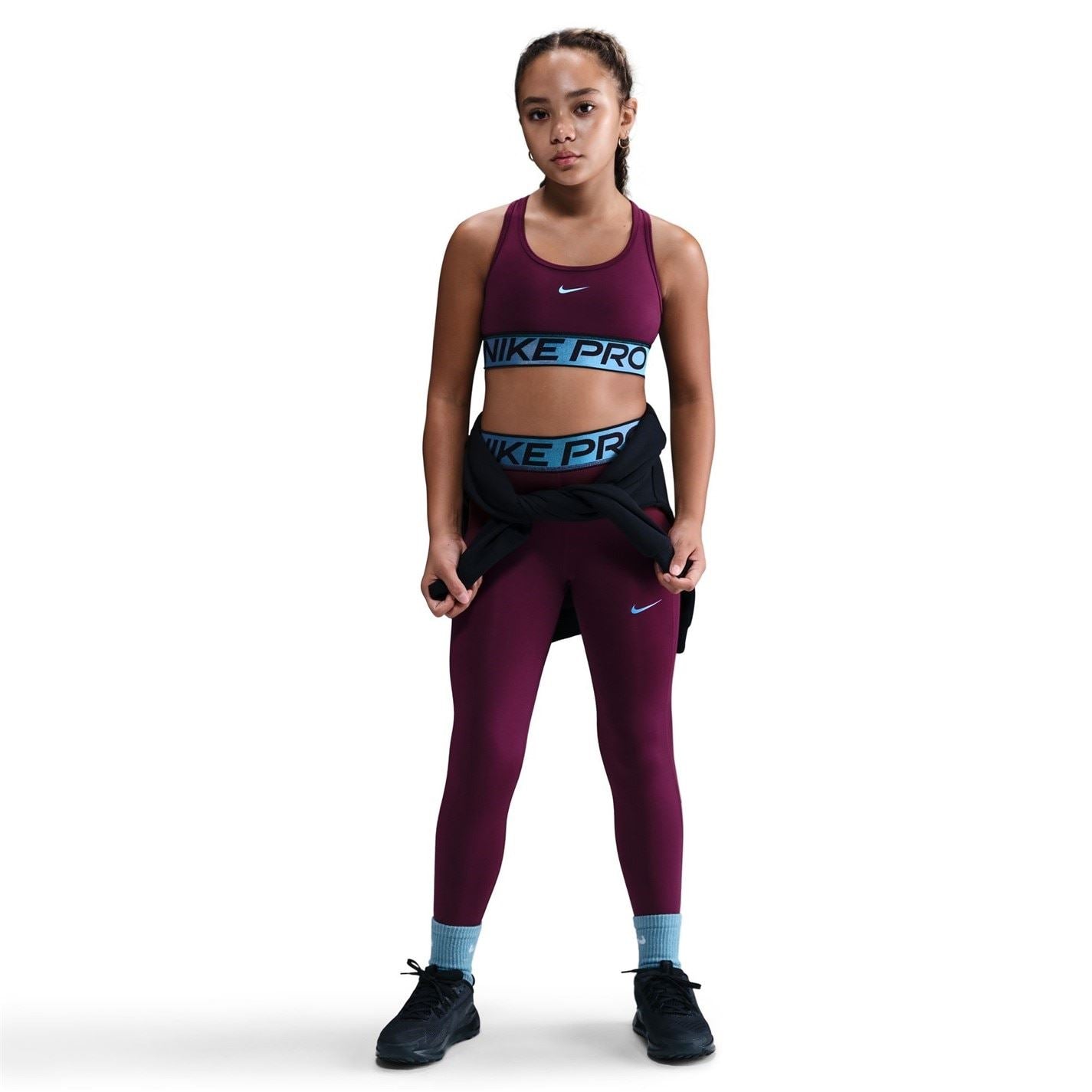 Nike Pro Compression Solid Patterned Leggings