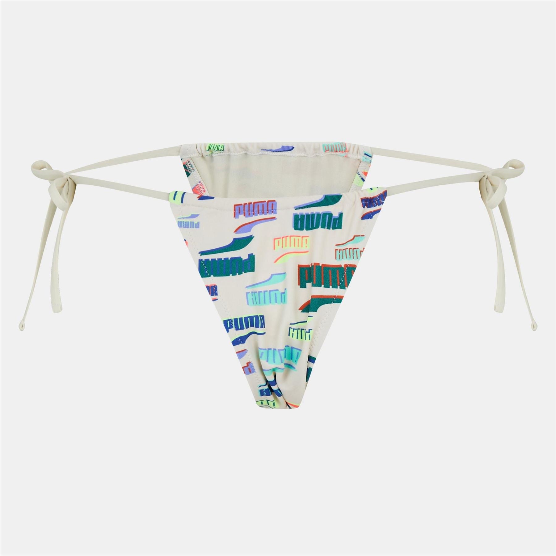 Puma Tie Tanga Bikini Bottom Graphic Print