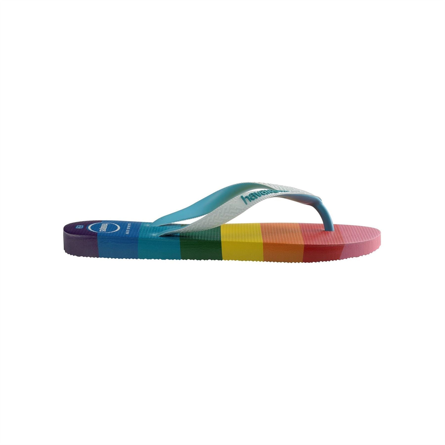 Havaianas Womens Hav. Top Pride Allover Blue 35 36 Flip Flops