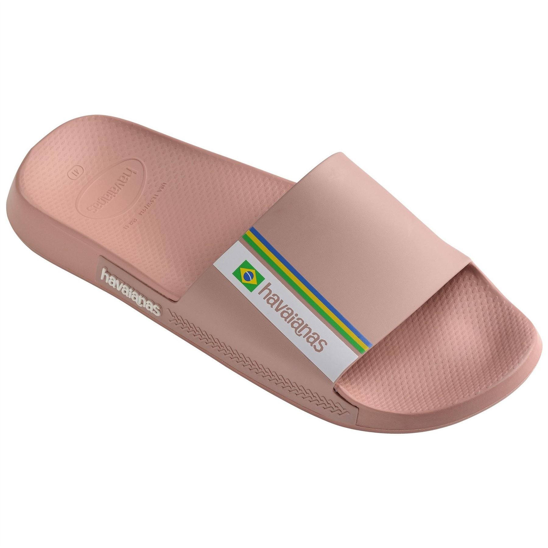 Havaianas Hav. Slide Brasil Black 33 34 Flip Flops Womens