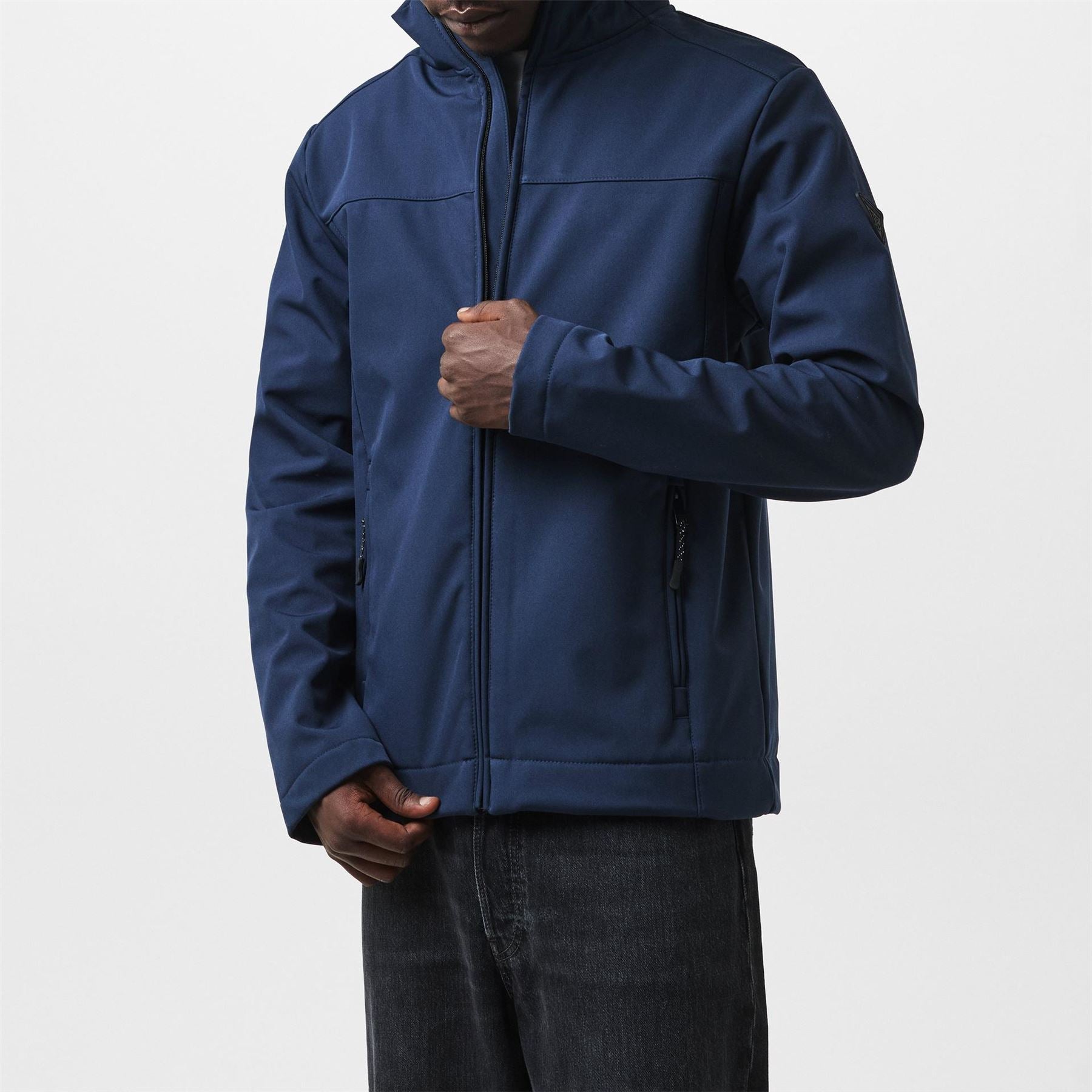 Threadbare Jester High Neck Regular Fit Rain Jacket