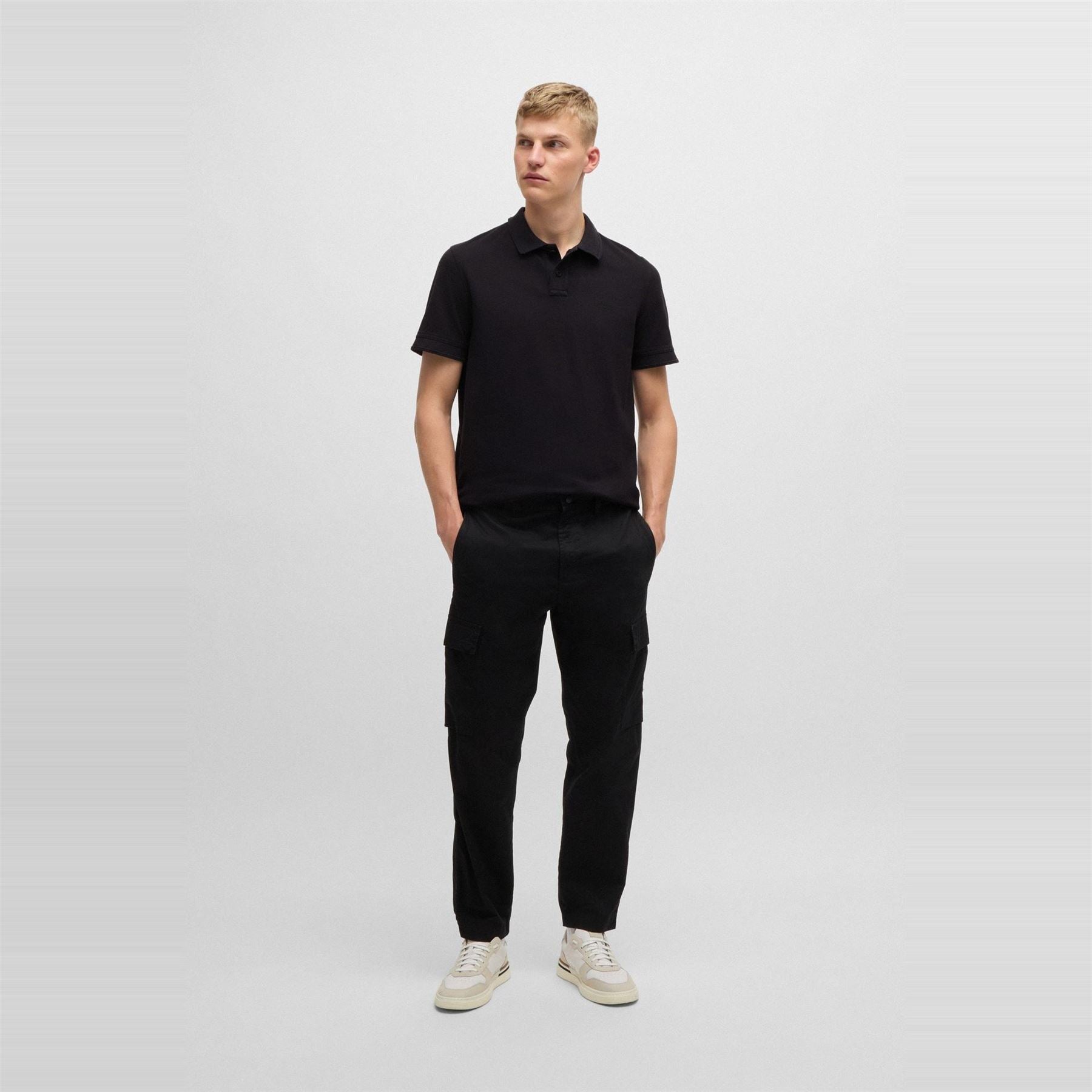 Boss Collared Neck Short Sleeve Regular Fit Shirt