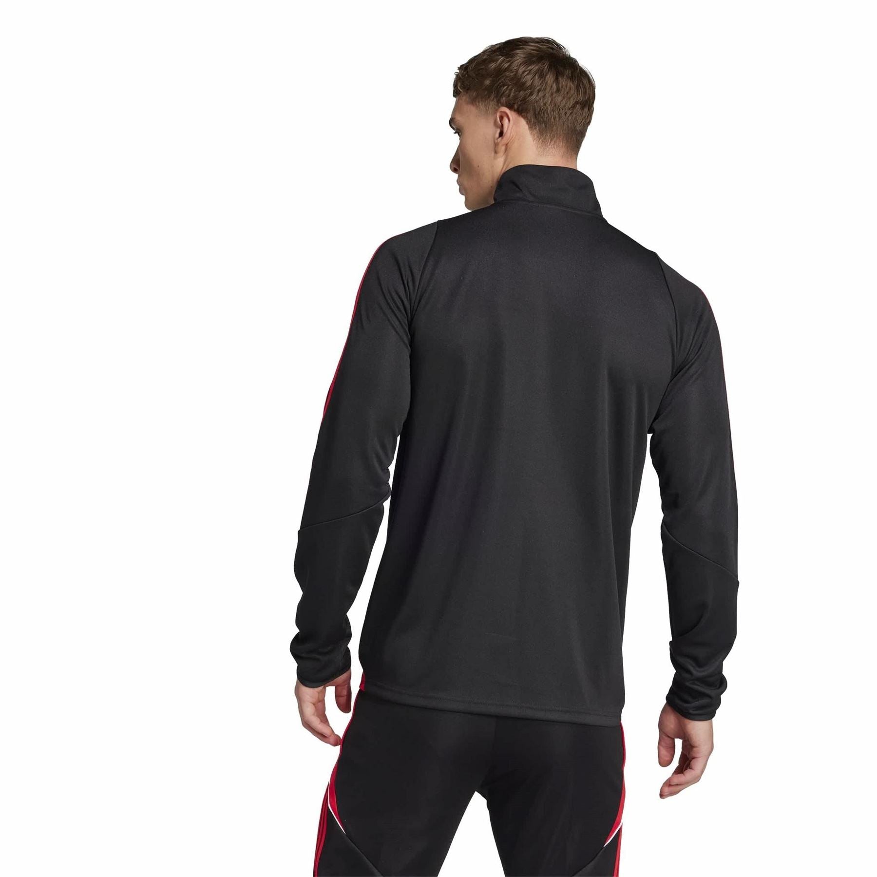adidas Tiro24 Zip Neck Raglan Sleeve Athletic Top