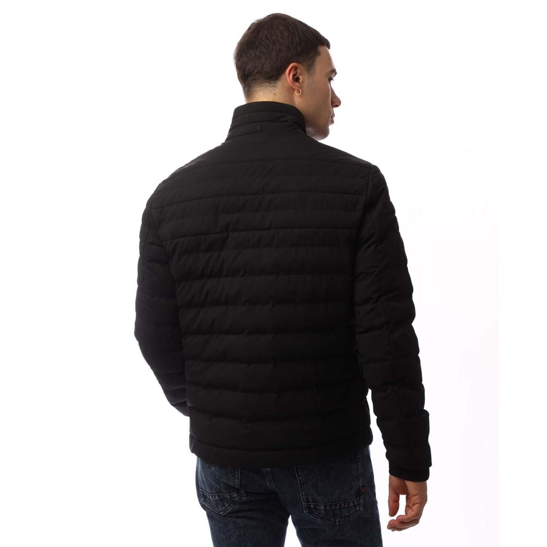 Boss Coldio Solid Patterned Puffer Jacket