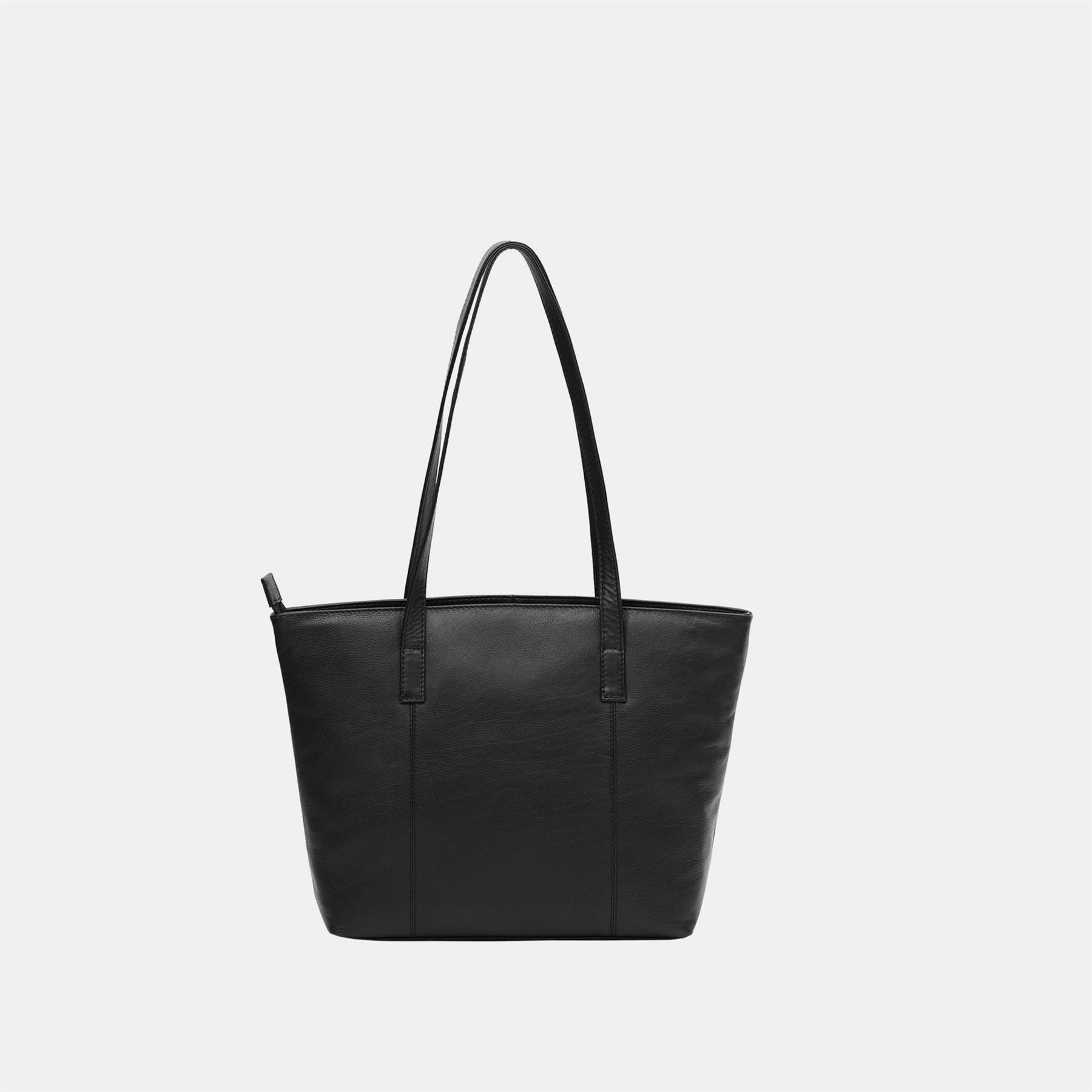 Firetrap Work Leather Zip Tote Bag