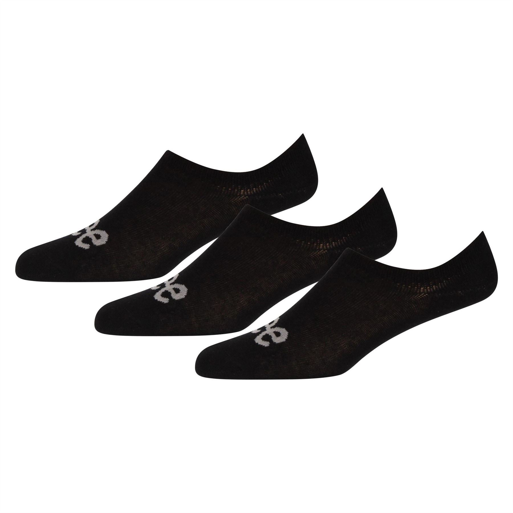 Lee Unisex 3 Pack Invisible Trainer Socks