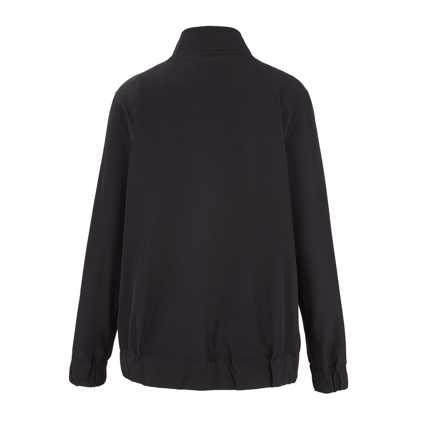 Slazenger Woven Mock Neck Elasticated Cuff Track Jacket