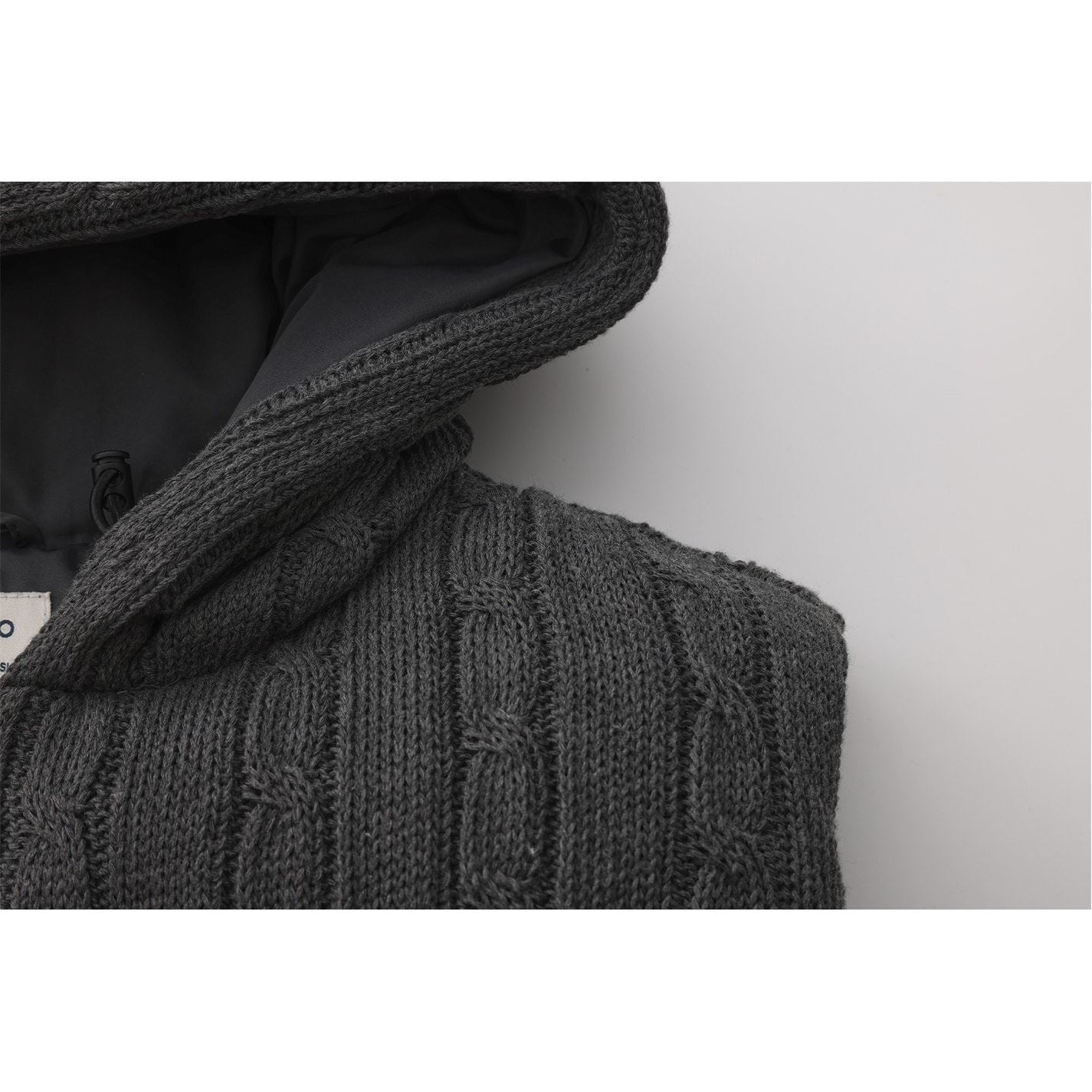 SoulCal Cable Knit Hooded Gilet