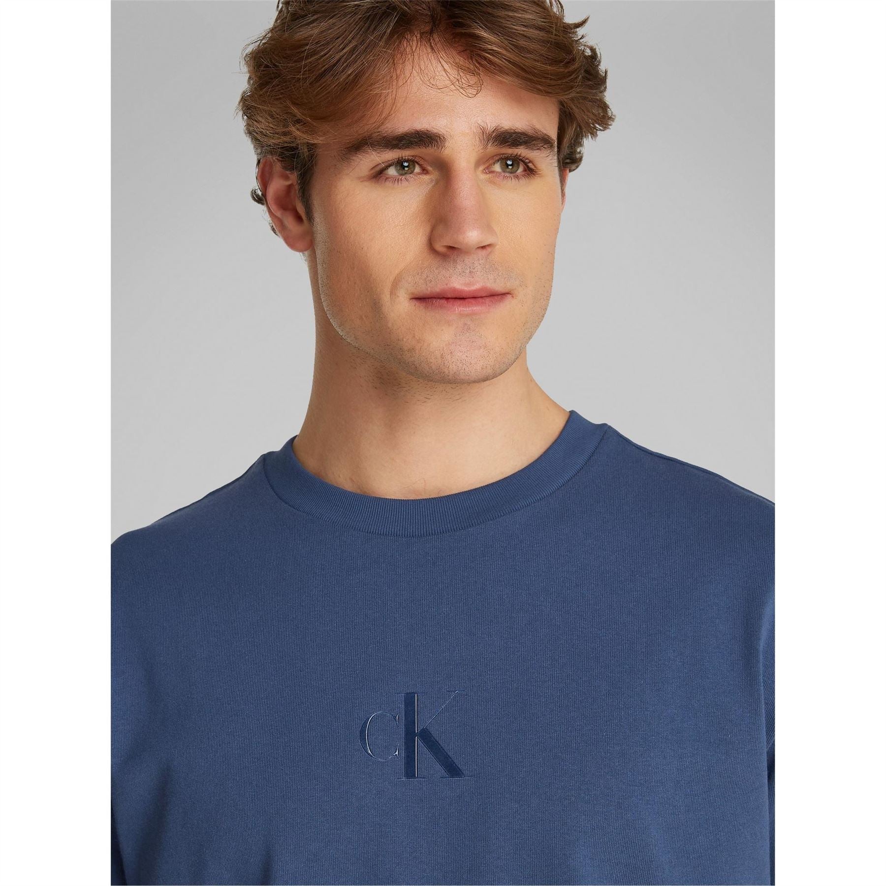 Calvin Klein Jeans Regular Fit Crew Neck Monologo T-Shirt