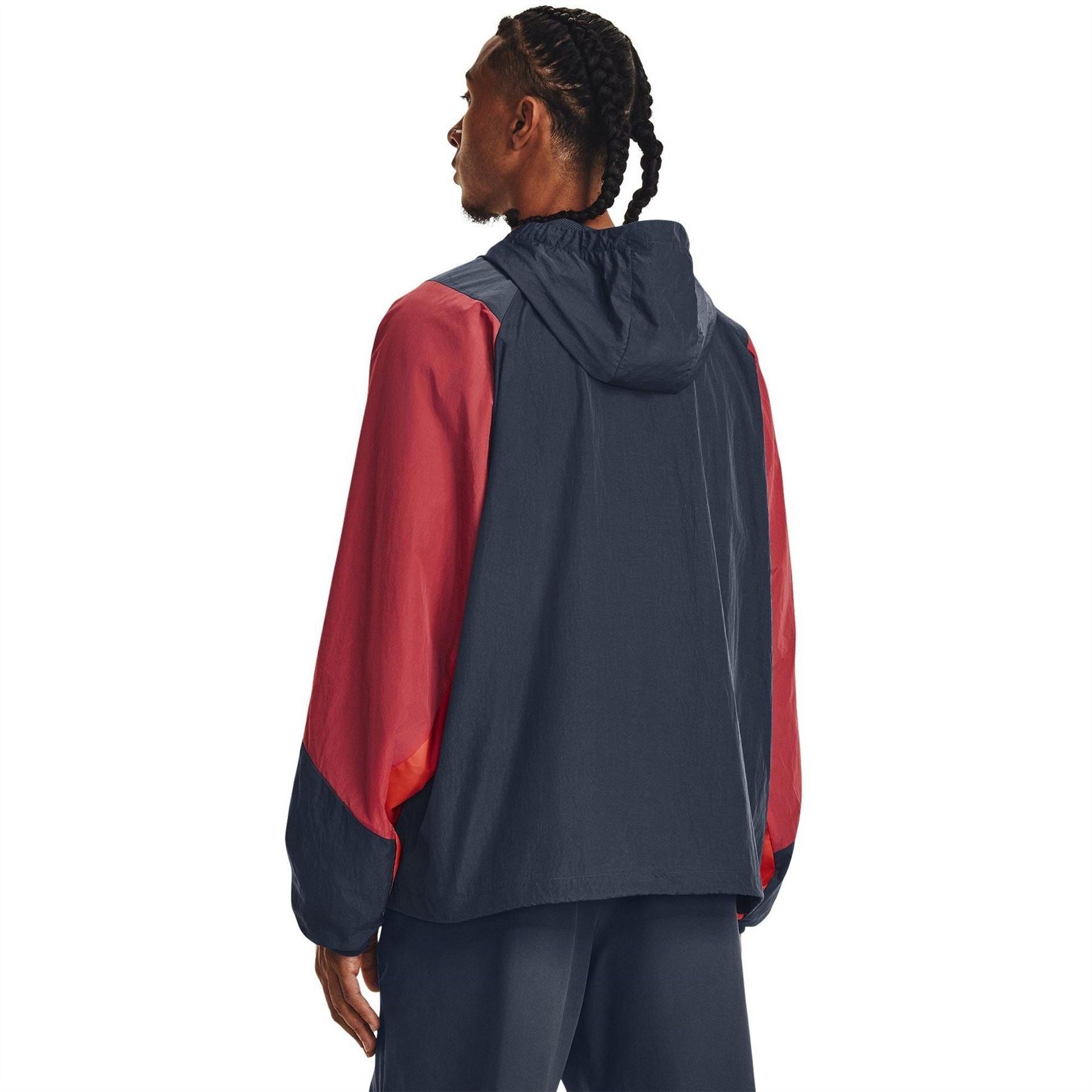 Under Armour Mens Armour Ua Rush Woven Half Zip Anorak Tracksuit Top