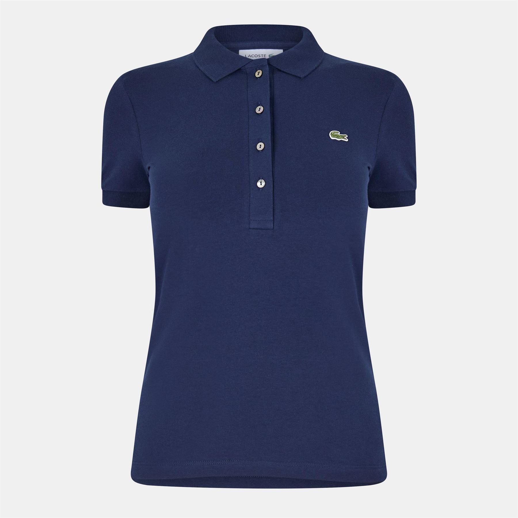 Lacoste Crocodile Print Slim Fit Short Sleeve Shirt