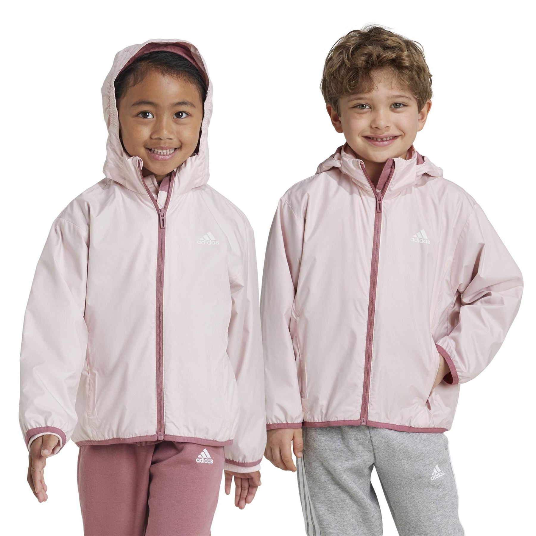 adidas Utility Detachable Hood Long Sleeve Performance Training Jacket