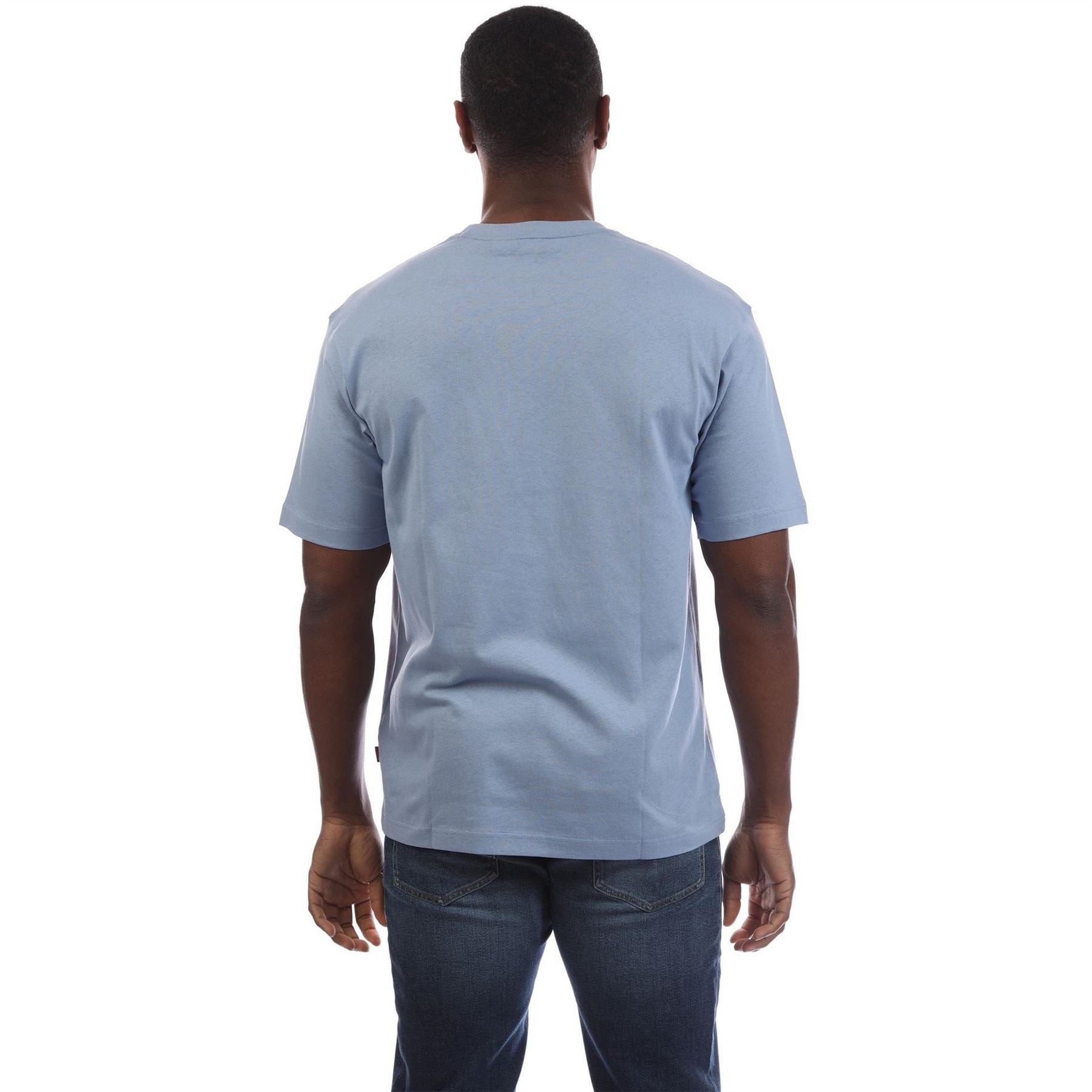 Boss Graphic Crew Neck Drop Shoulder Jersey T-Shirt