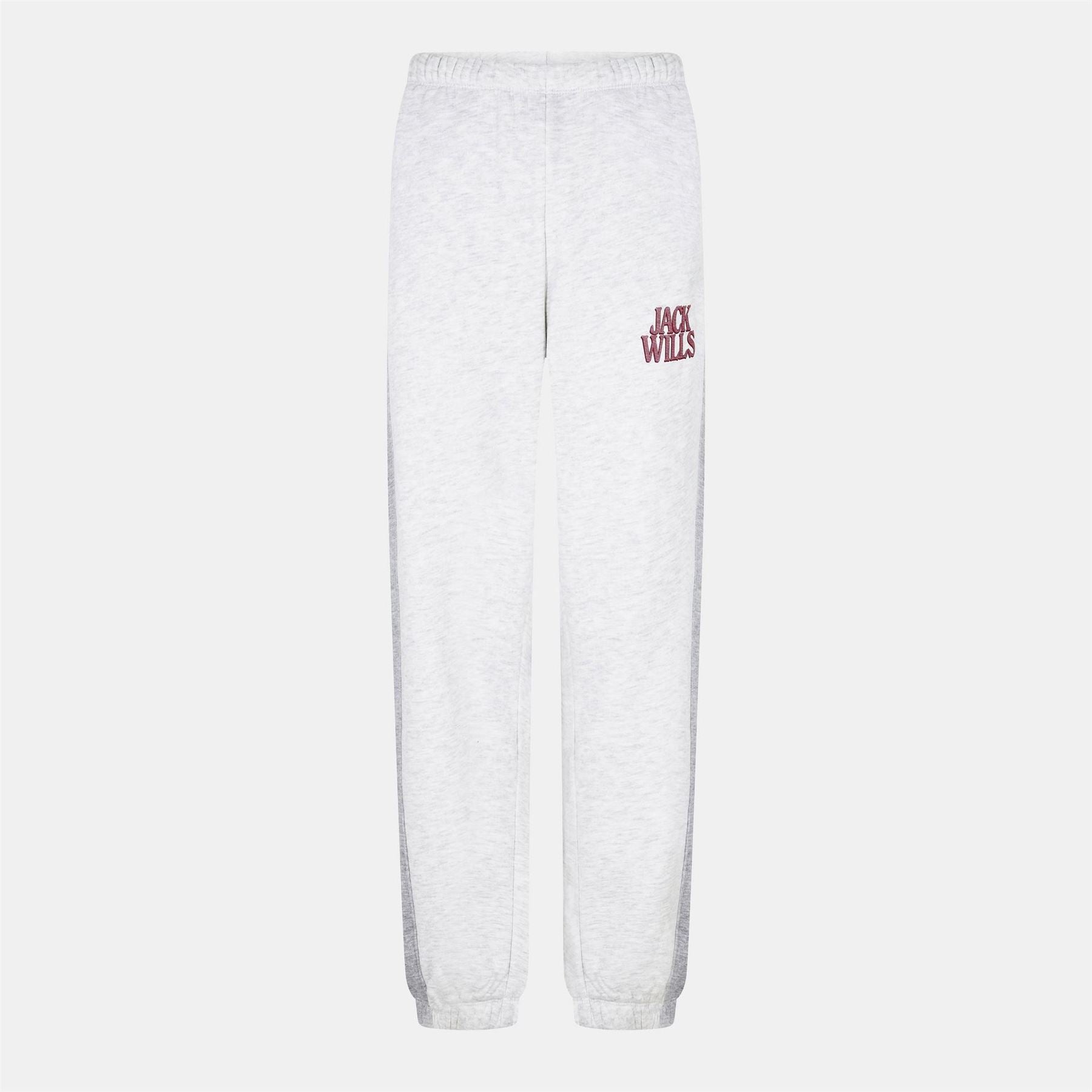 Jack Wills Jw Contrast Logo Closed Hem Fleece Joggers