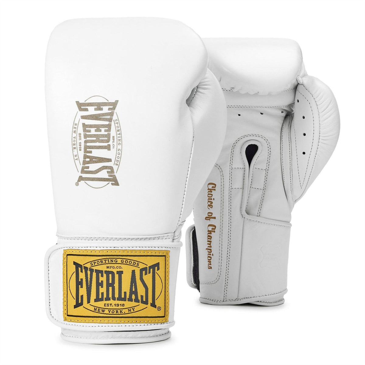 Everlast Pro Leather Hook And Loop Boxing Gloves