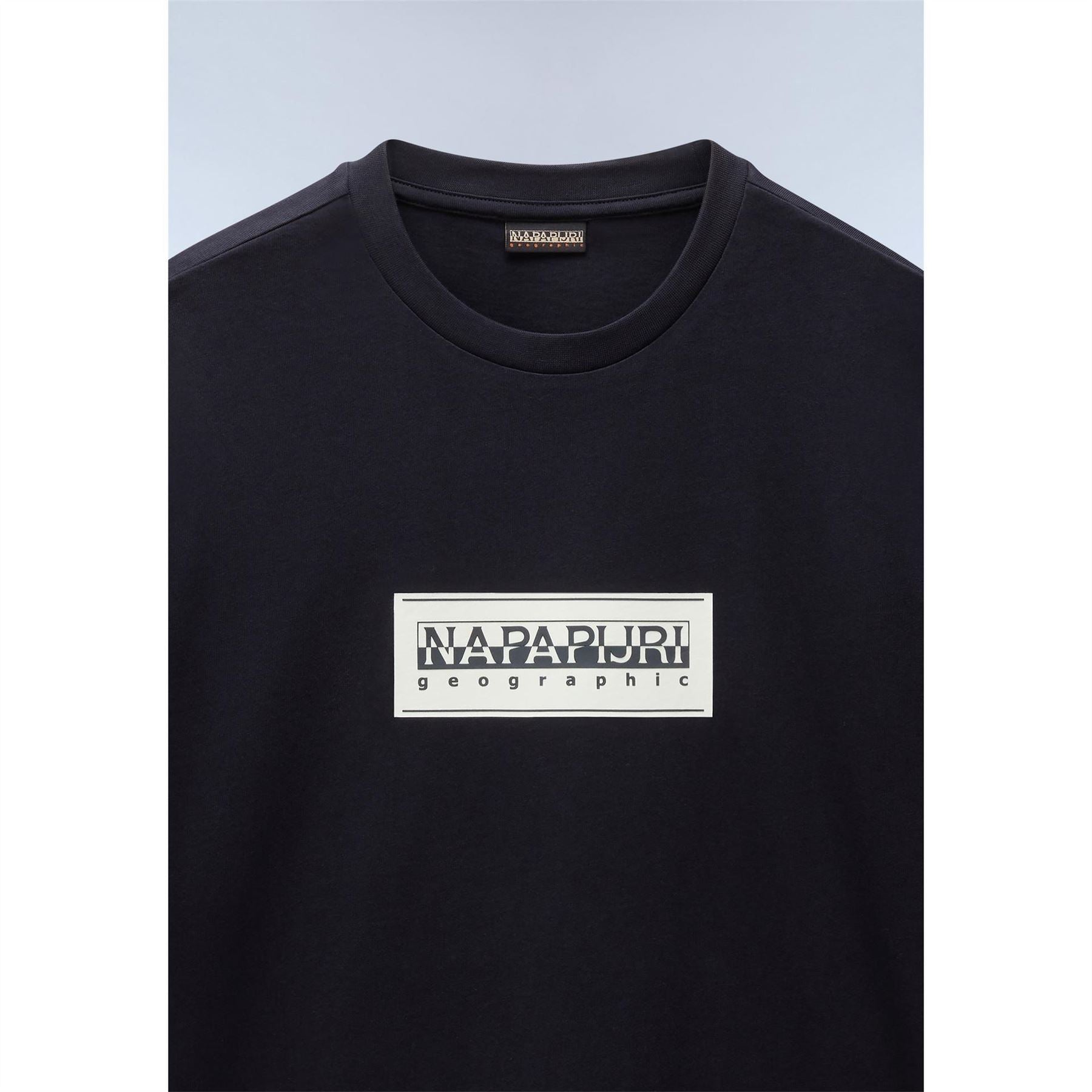 Napapijri Box Print Crew Neck Regular Fit T-Shirt