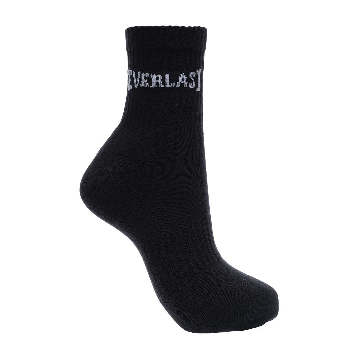Everlast Mens Quarter Sock 3 Pack