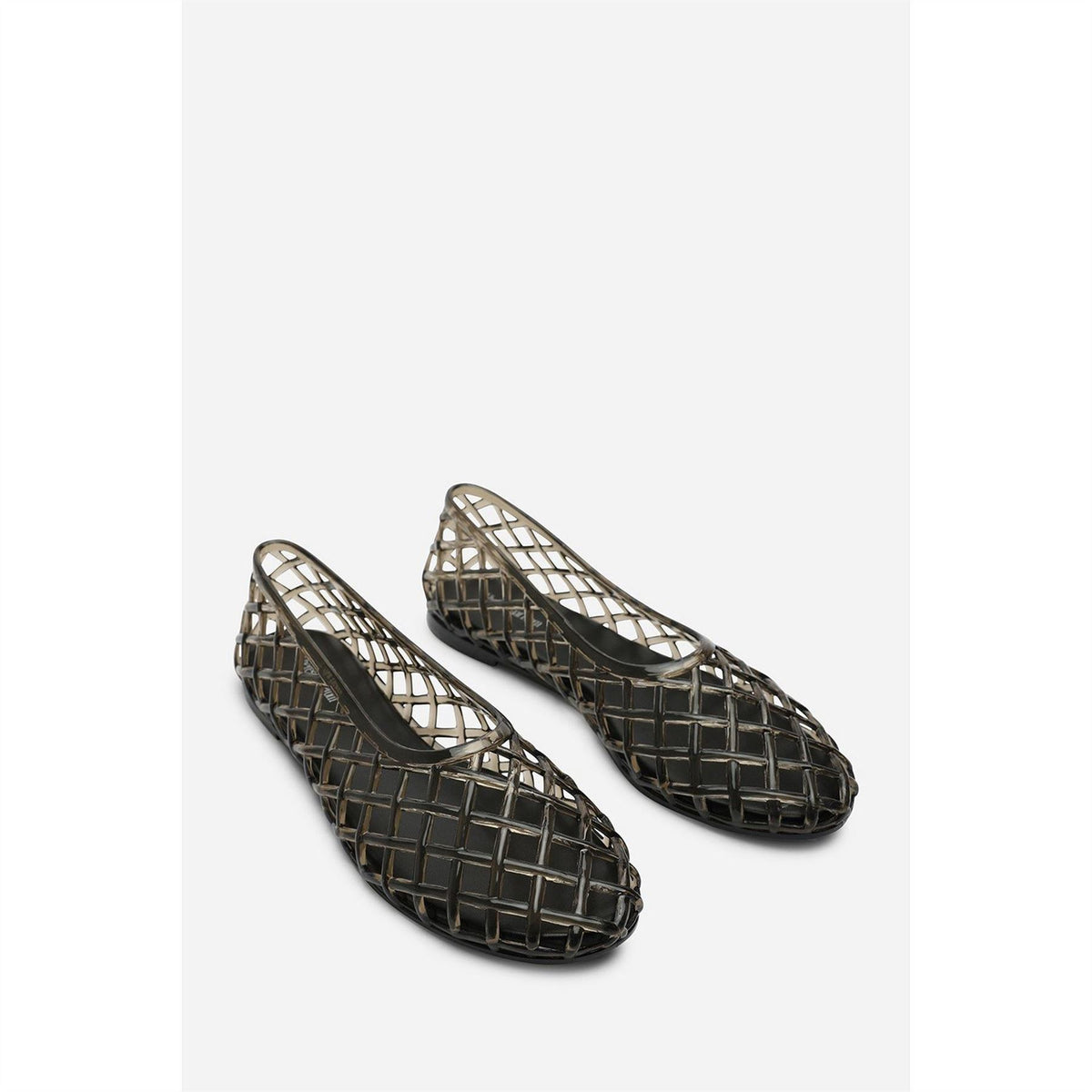 Wheres That From Clear Jelly Ballet Pumps