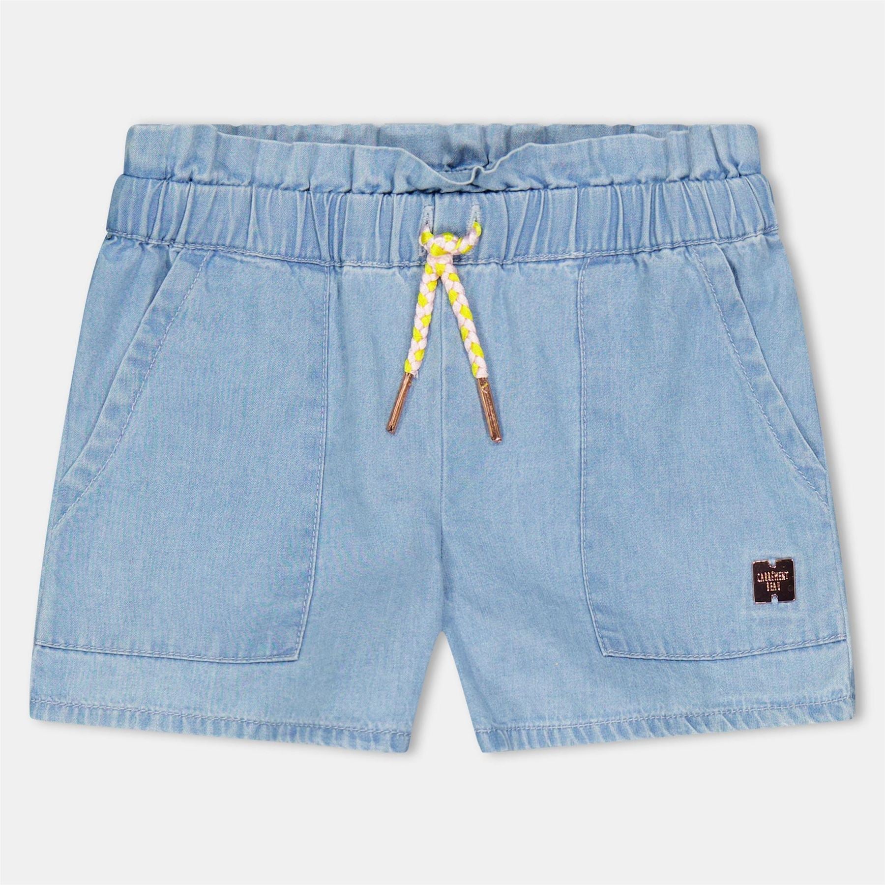 Carrement Beau Denim Bermuda Shorts with Clean Hem