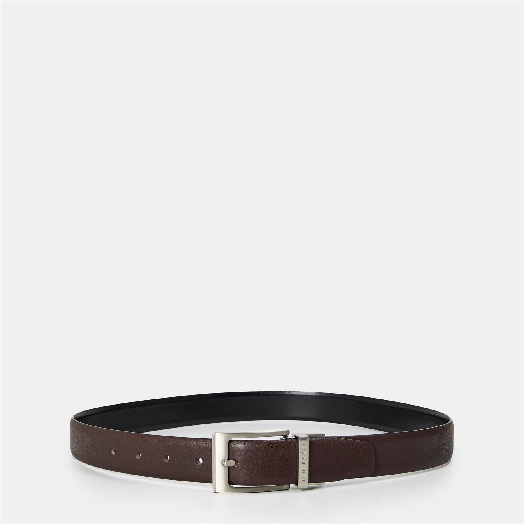 Ted Baker Leather Pin Buckle Belt with Logo