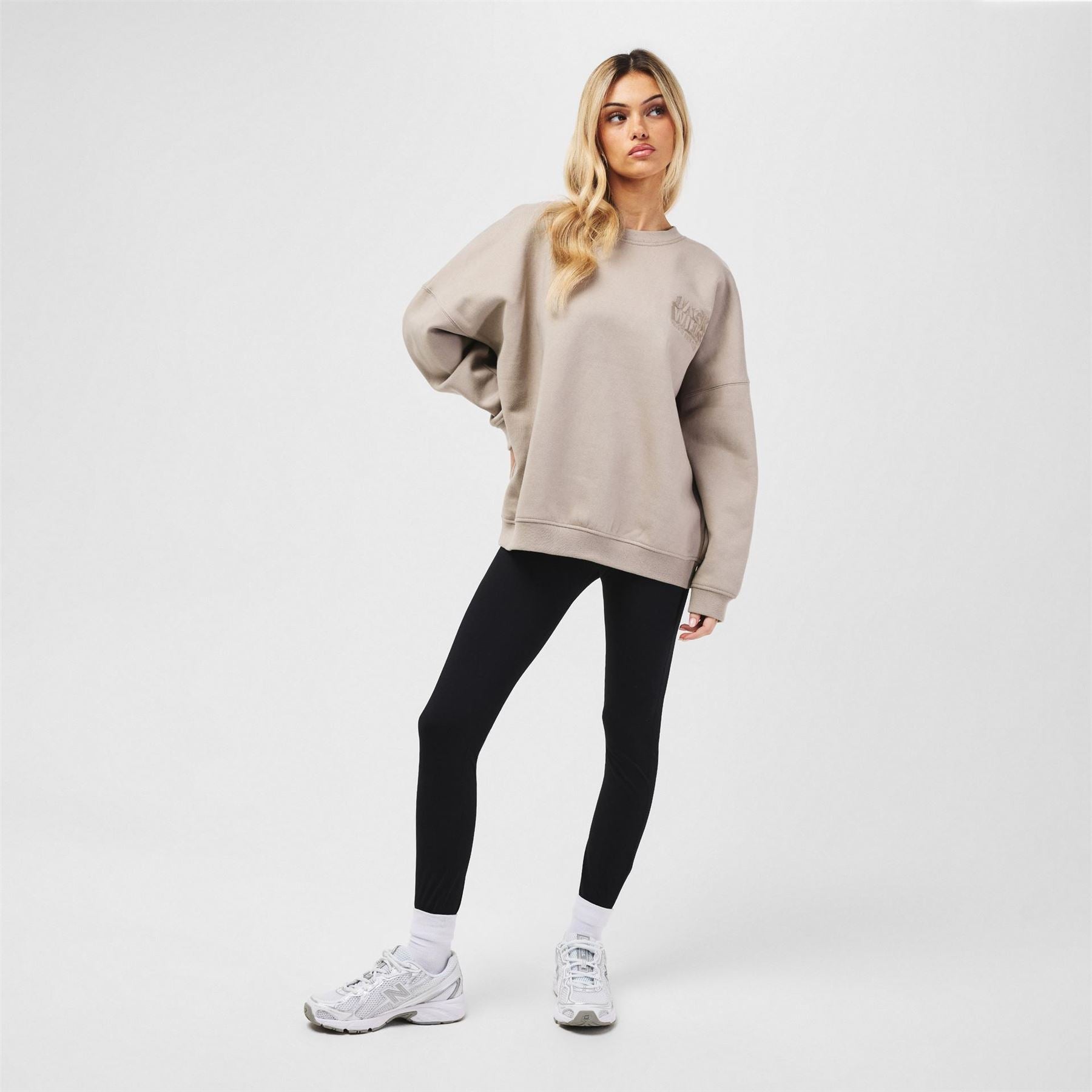 Jack Wills Oversized Drop Shoulder Long Sleeve Sweatshirt