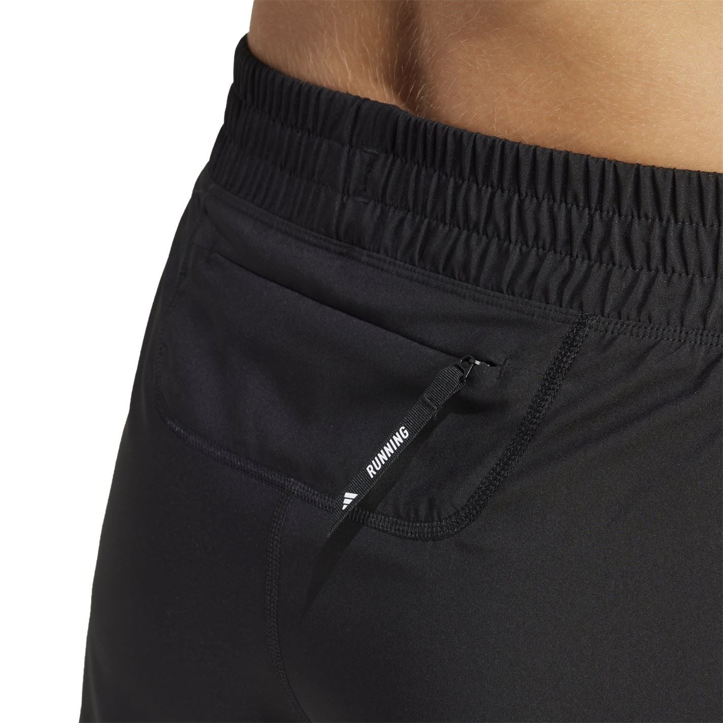 adidas Womens Own The Run 3 Stripes 2 In 1 Shorts
